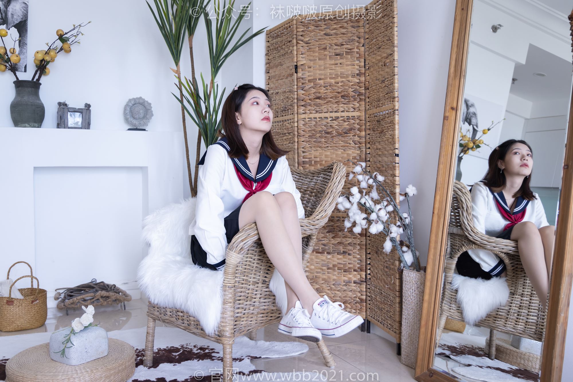 图片[40]-[BoBoSocks袜啵啵]NO.281 小甜豆-两双板鞋、肉丝[145P] – 速更版-美库