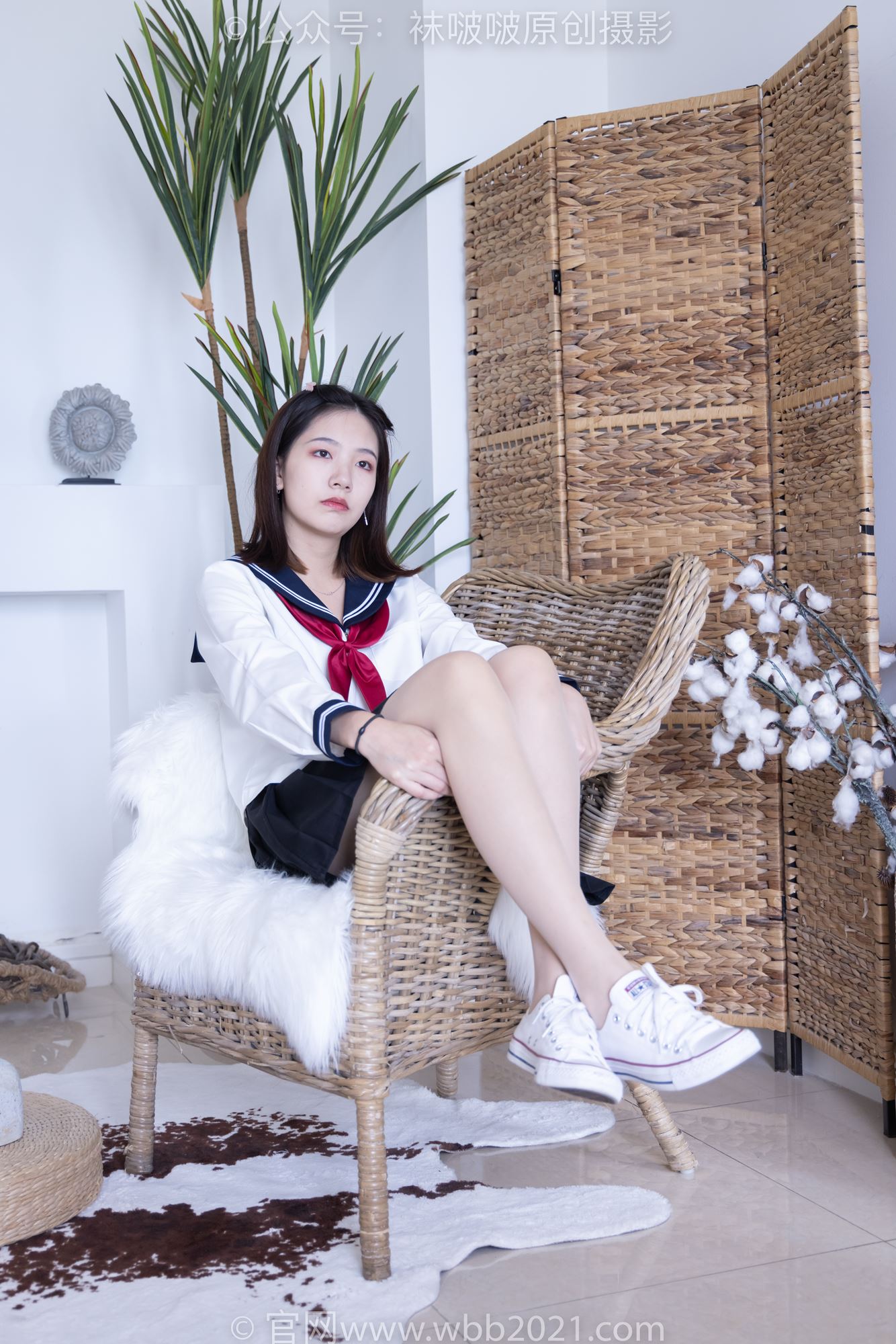 图片[42]-[BoBoSocks袜啵啵]NO.281 小甜豆-两双板鞋、肉丝[145P] – 速更版-美库