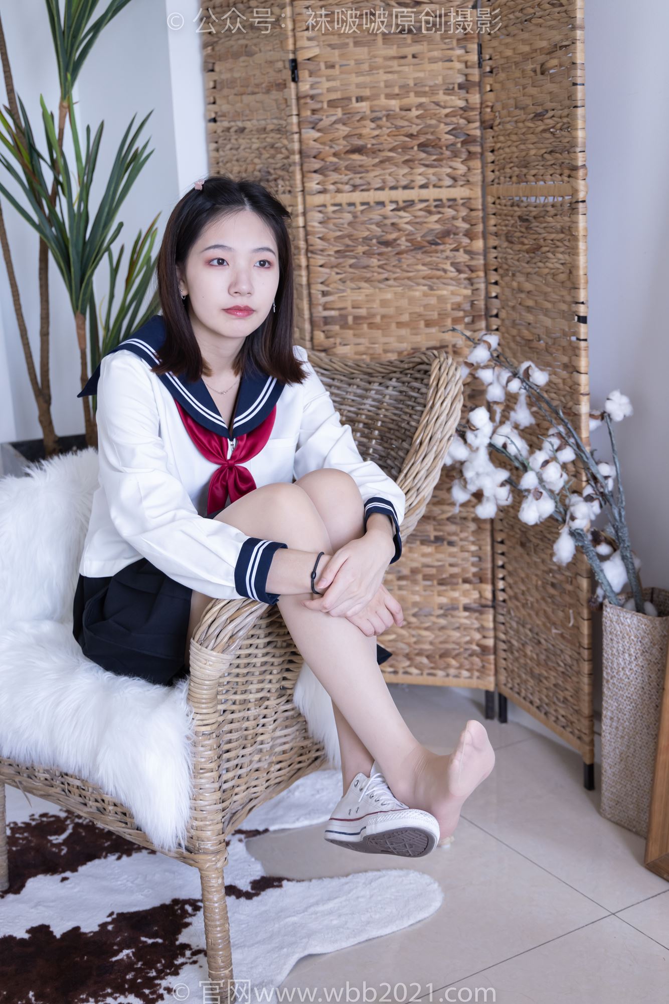 图片[57]-[BoBoSocks袜啵啵]NO.281 小甜豆-两双板鞋、肉丝[145P] – 速更版-美库