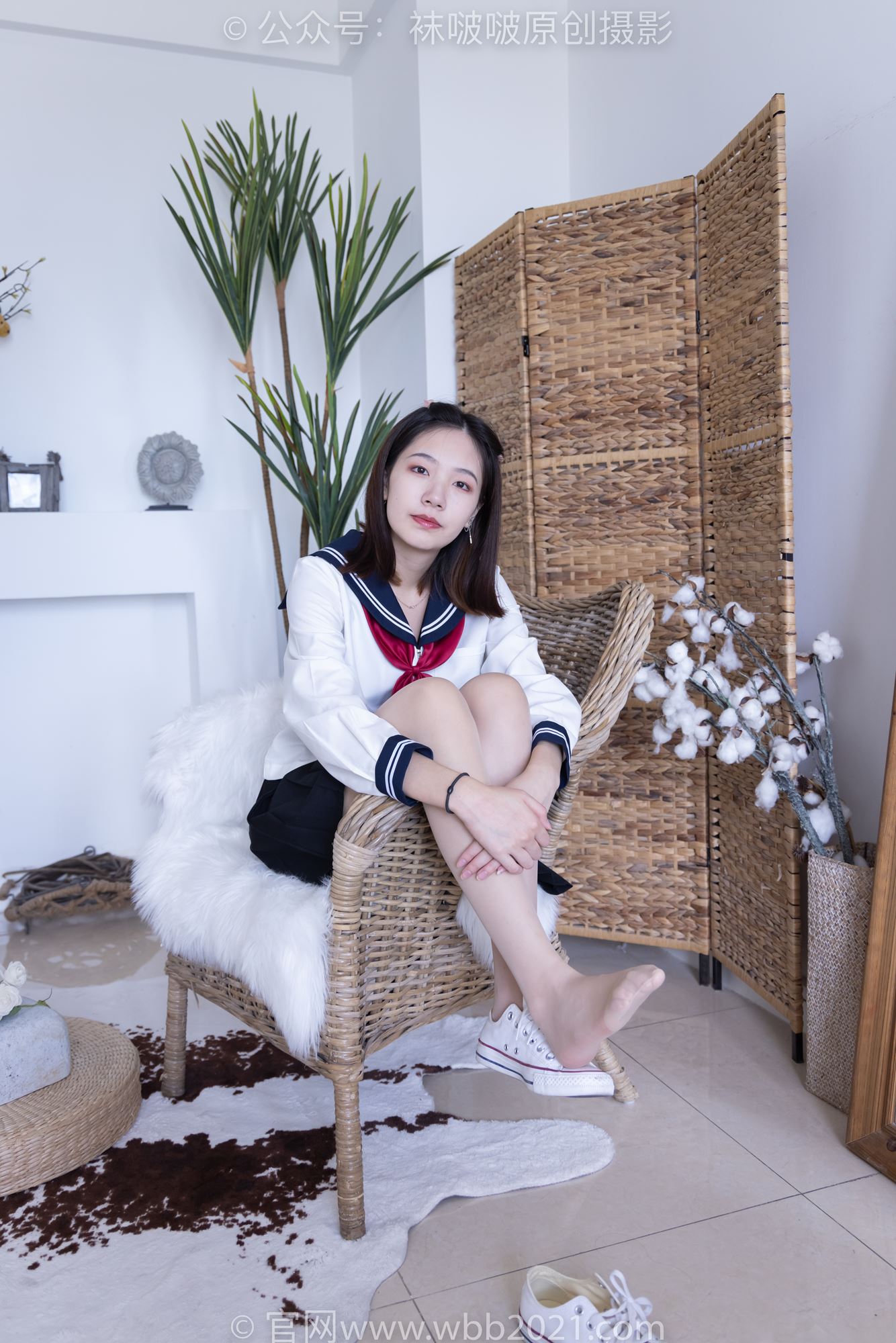 图片[61]-[BoBoSocks袜啵啵]NO.281 小甜豆-两双板鞋、肉丝[145P] – 速更版-美库