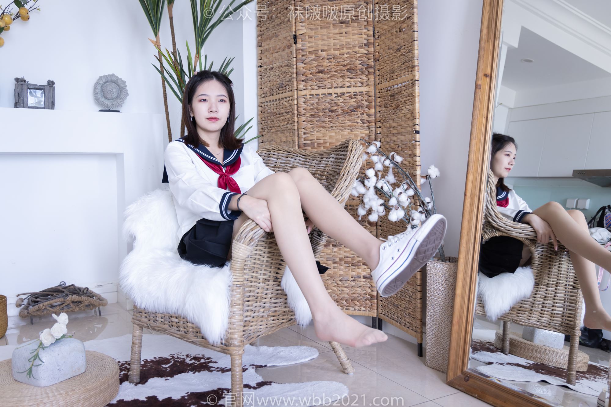 图片[62]-[BoBoSocks袜啵啵]NO.281 小甜豆-两双板鞋、肉丝[145P] – 速更版-美库