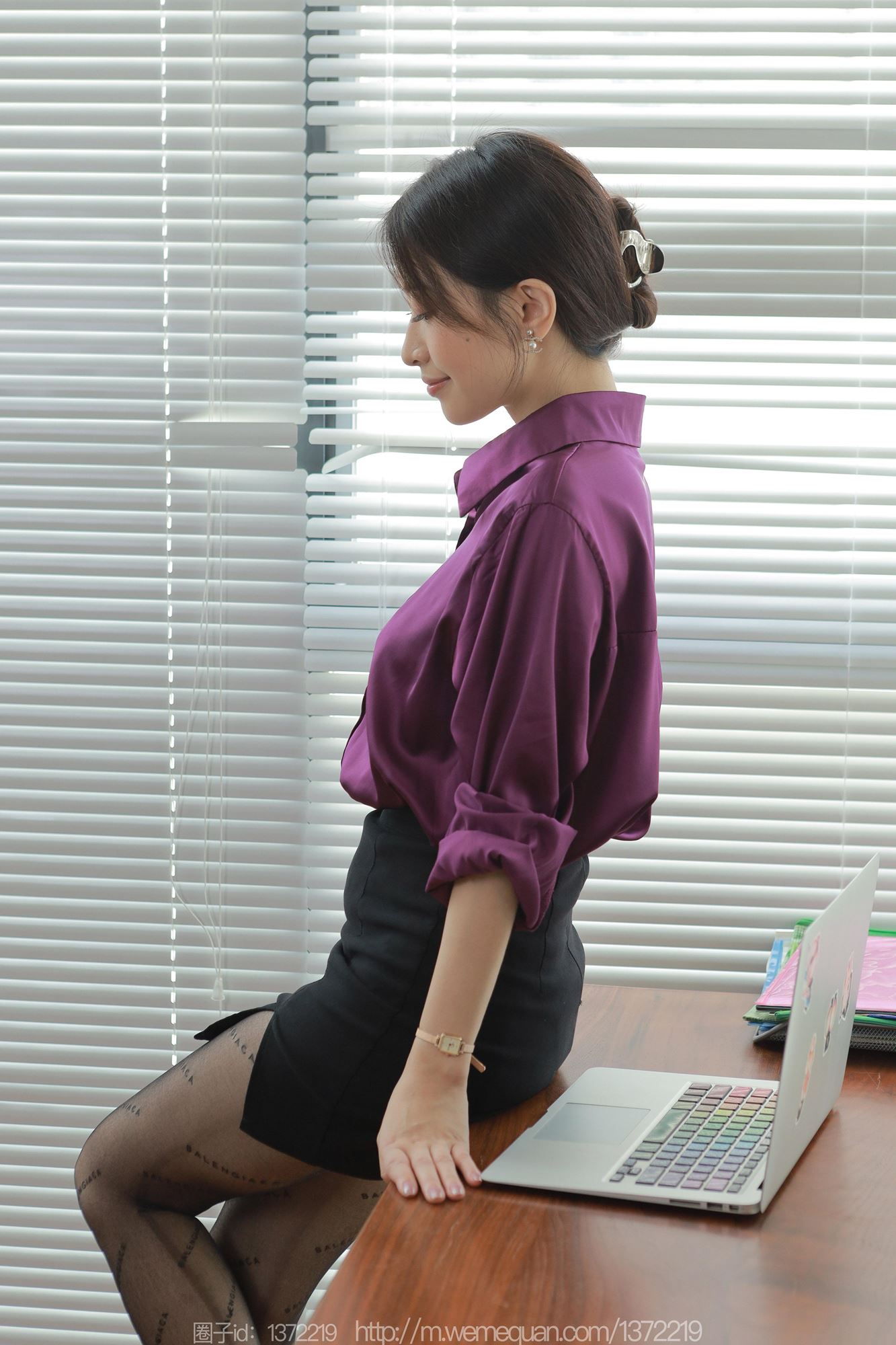 图片[57]-[IESS异思趣向] 2023.07.14 丝享家1480：小婕《字母配紫色》[85P] – 速更版-美库