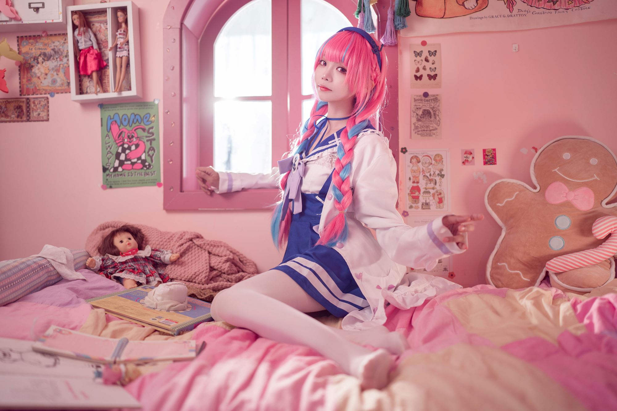 图片[14]-艾西aiwest  – 湊阿库娅 私服[55P] – 速更版-美库