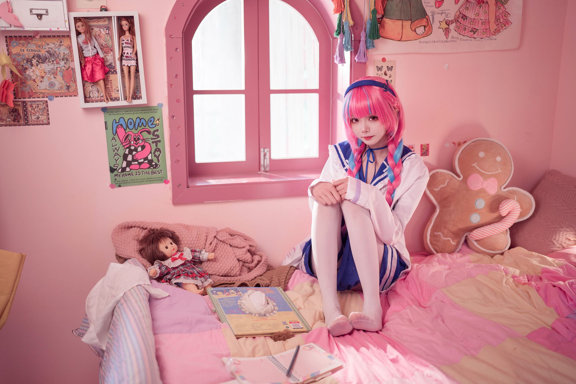 图片[18]-艾西aiwest  – 湊阿库娅 私服[55P] – 速更版-美库