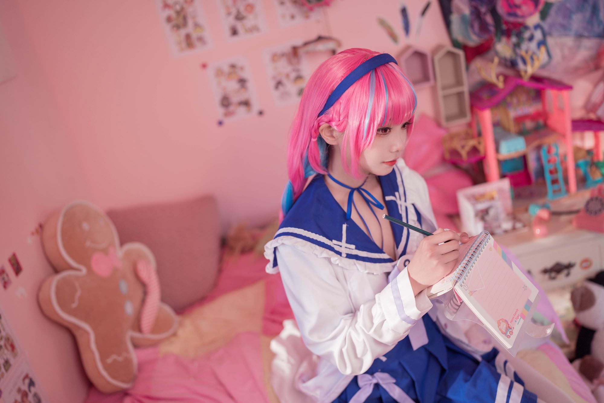 图片[23]-艾西aiwest  – 湊阿库娅 私服[55P] – 速更版-美库