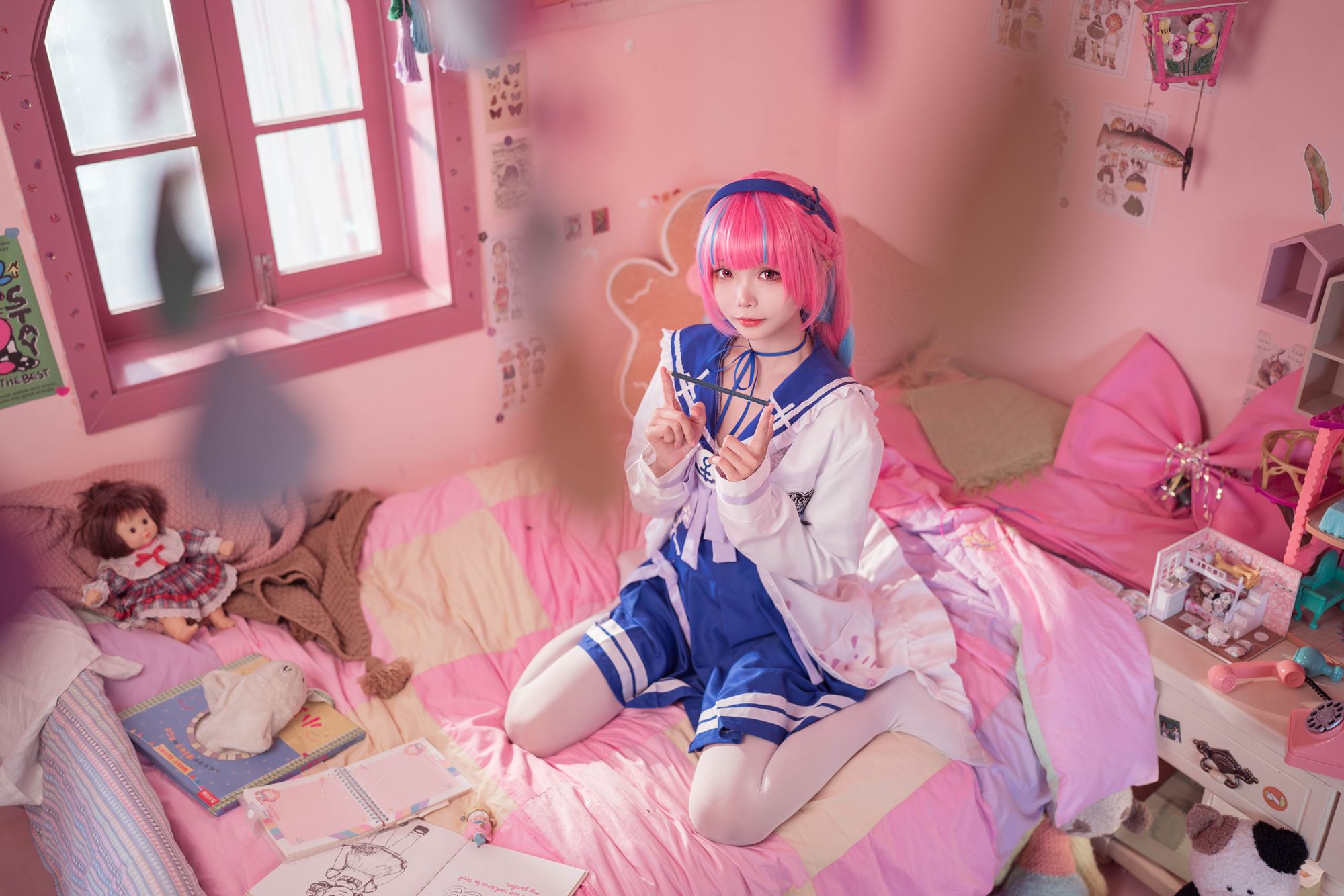 图片[24]-艾西aiwest  – 湊阿库娅 私服[55P] – 速更版-美库