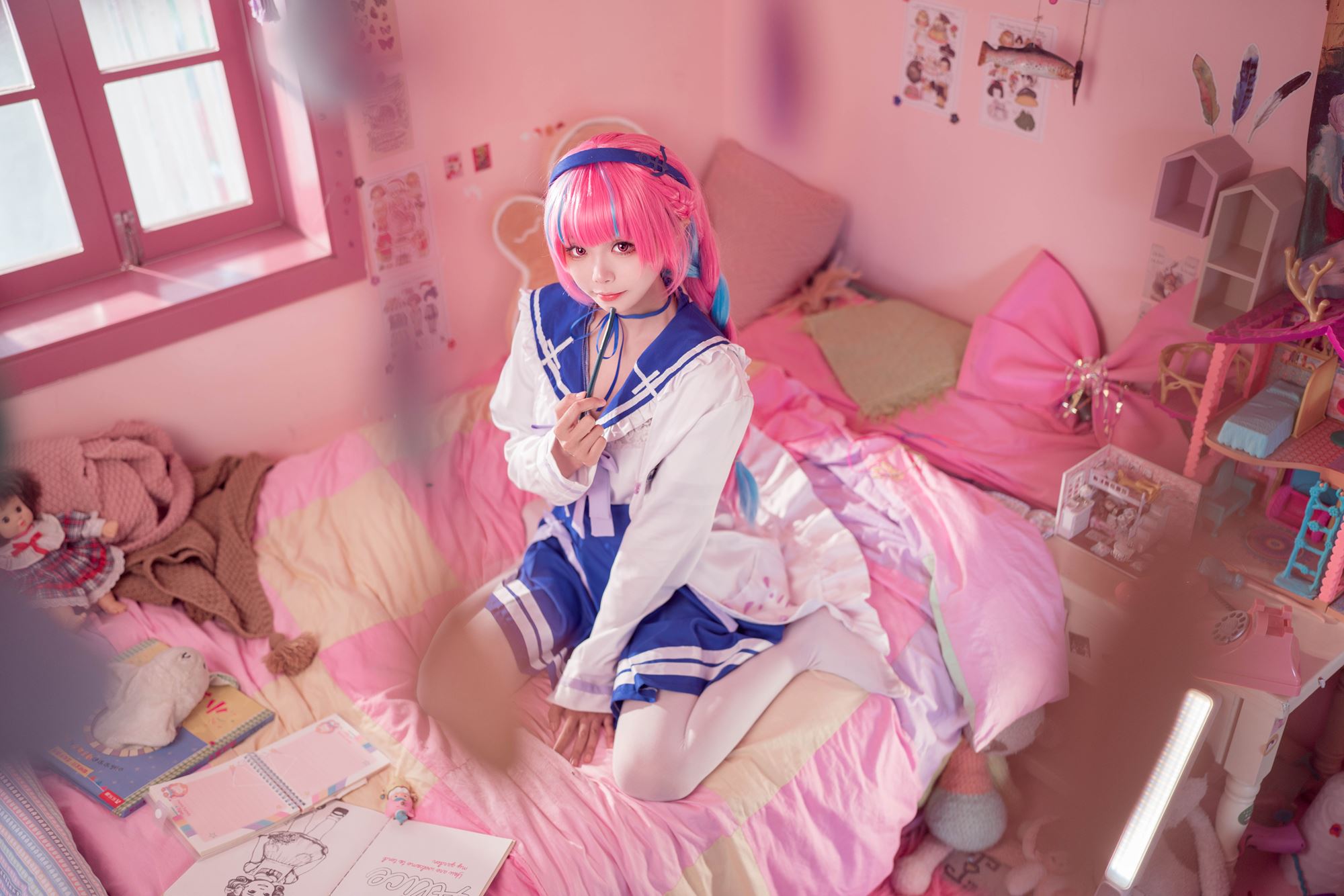 图片[25]-艾西aiwest  – 湊阿库娅 私服[55P] – 速更版-美库