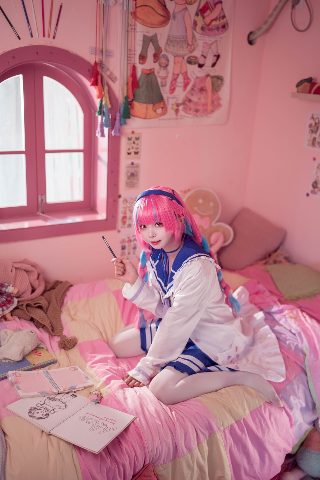 图片[26]-艾西aiwest  – 湊阿库娅 私服[55P] – 速更版-美库