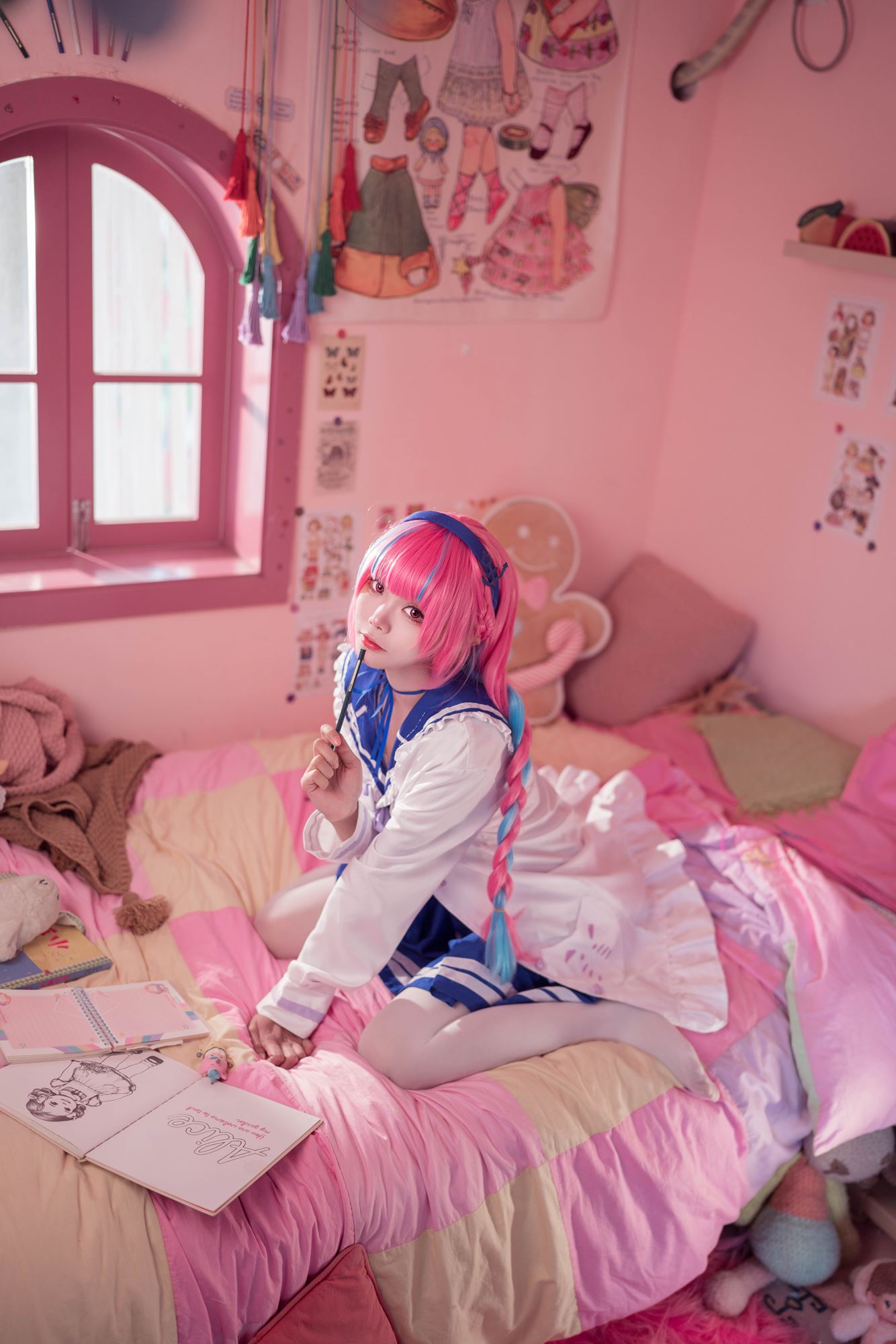 图片[28]-艾西aiwest  – 湊阿库娅 私服[55P] – 速更版-美库