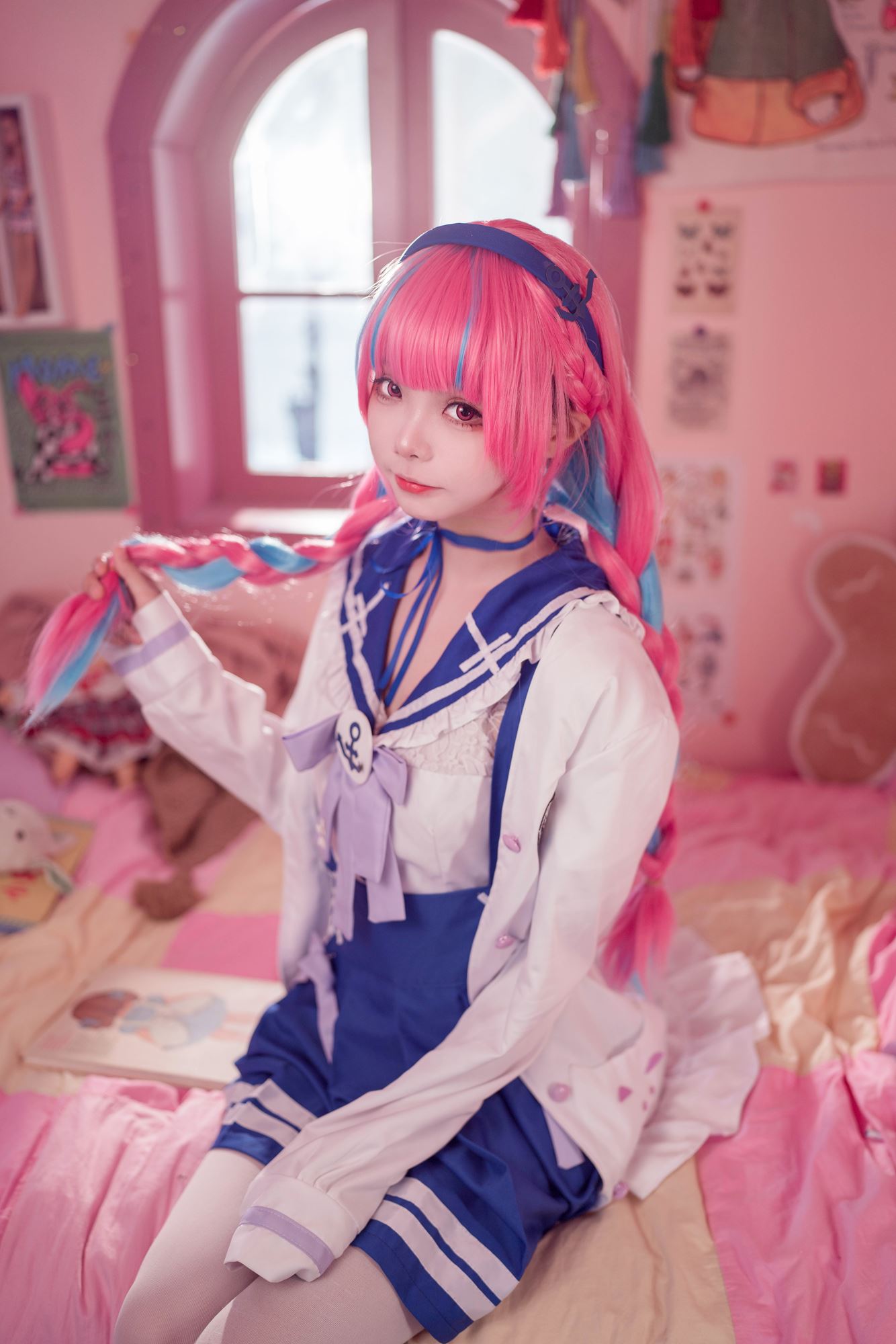 图片[30]-艾西aiwest  – 湊阿库娅 私服[55P] – 速更版-美库