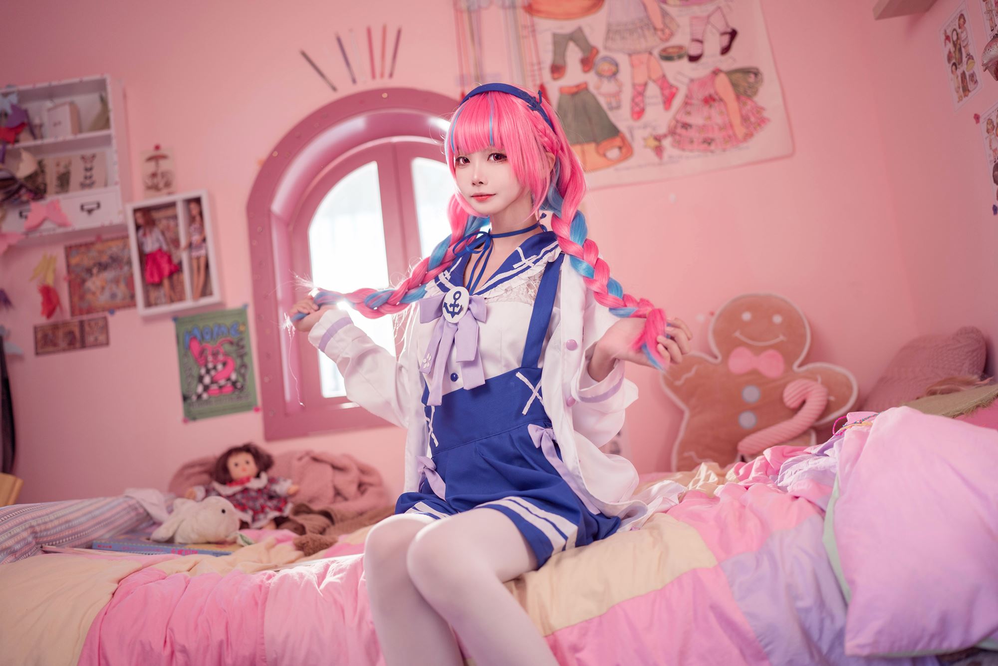 图片[33]-艾西aiwest  – 湊阿库娅 私服[55P] – 速更版-美库