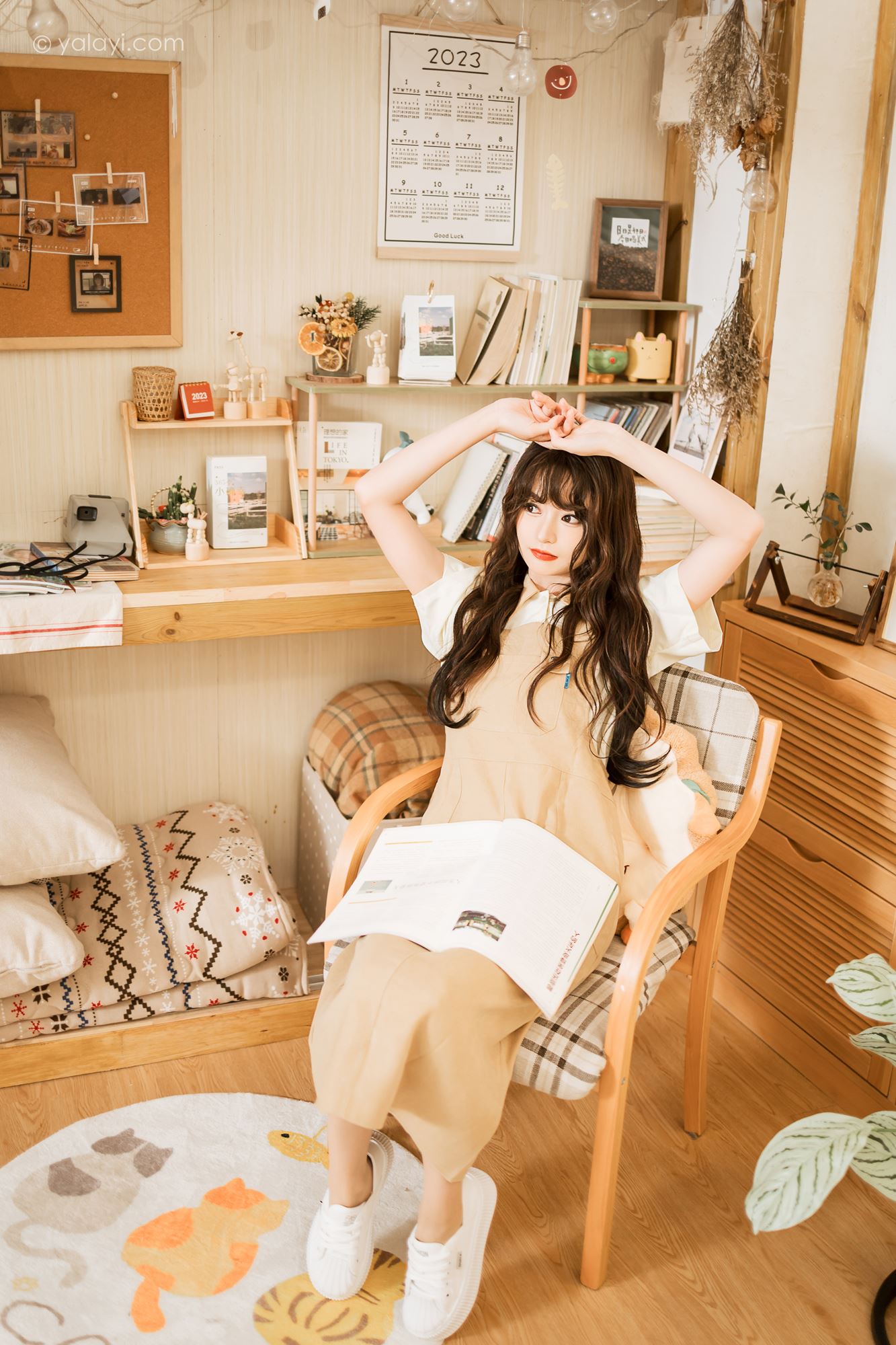 图片[12]-[YALAYI雅拉伊]2023.05.02 NO.1025 惬意的悠闲时光 小亭[45+1P] – 速更版-美库