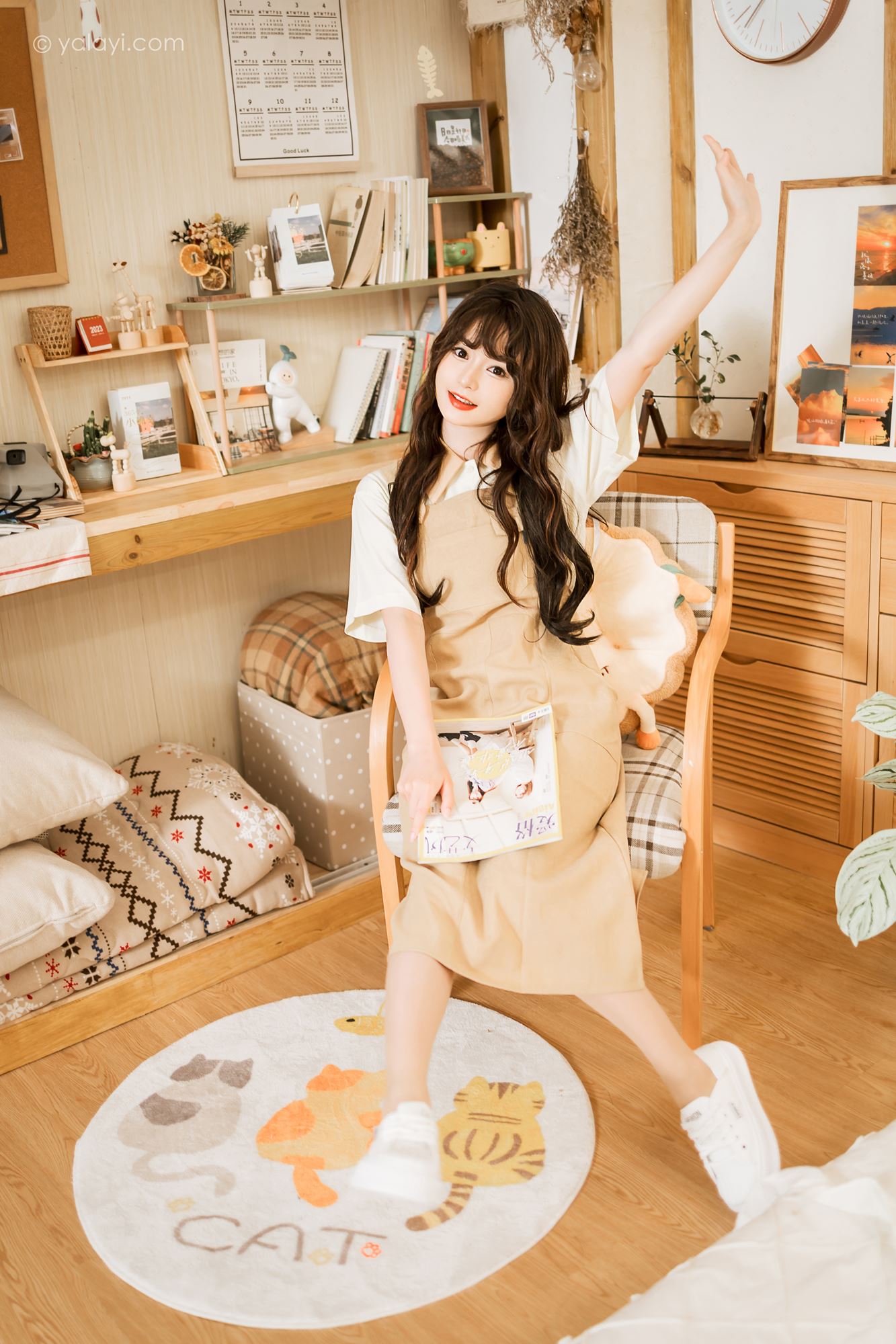 图片[41]-[YALAYI雅拉伊]2023.05.02 NO.1025 惬意的悠闲时光 小亭[45+1P] – 速更版-美库