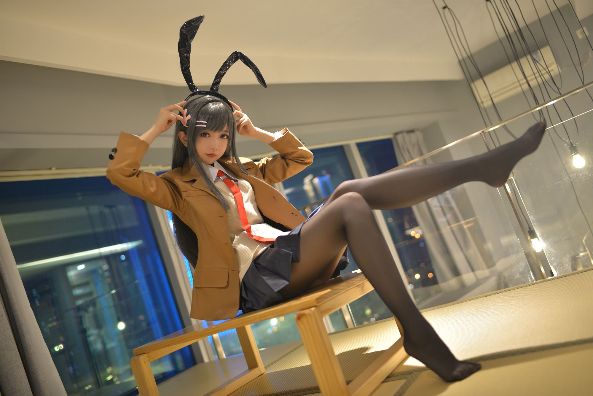 图片[16]-雪琪  – 麻衣制服兔女郎[44P] – 速更版-美库