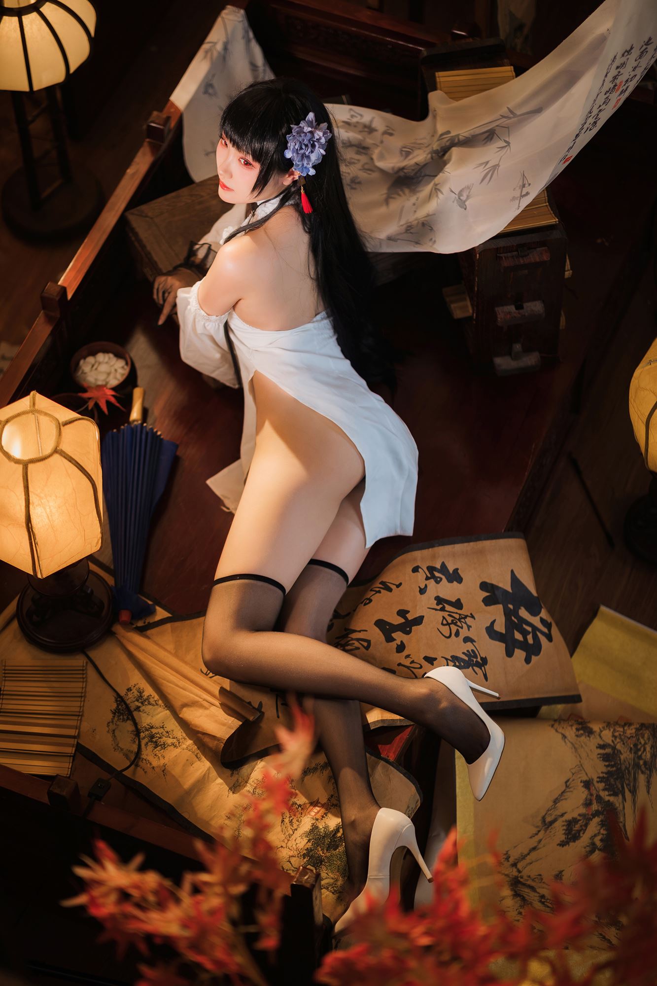 图片[20]-瓜希酱 – 逸仙[20P] – 速更版-美库