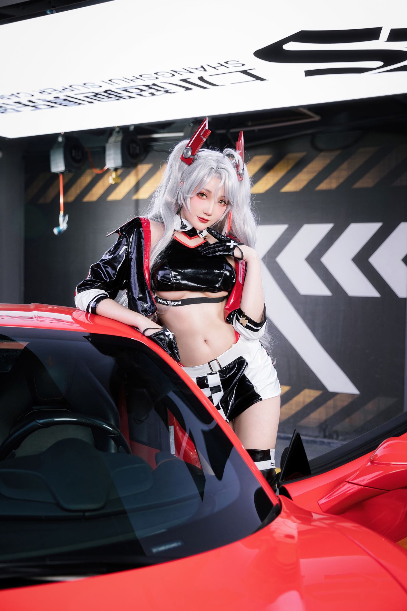 图片[20]-瓜希酱 & Momoko葵葵 碧蓝航线-欧根&企业-赛车女郎[58P] – 速更版-美库