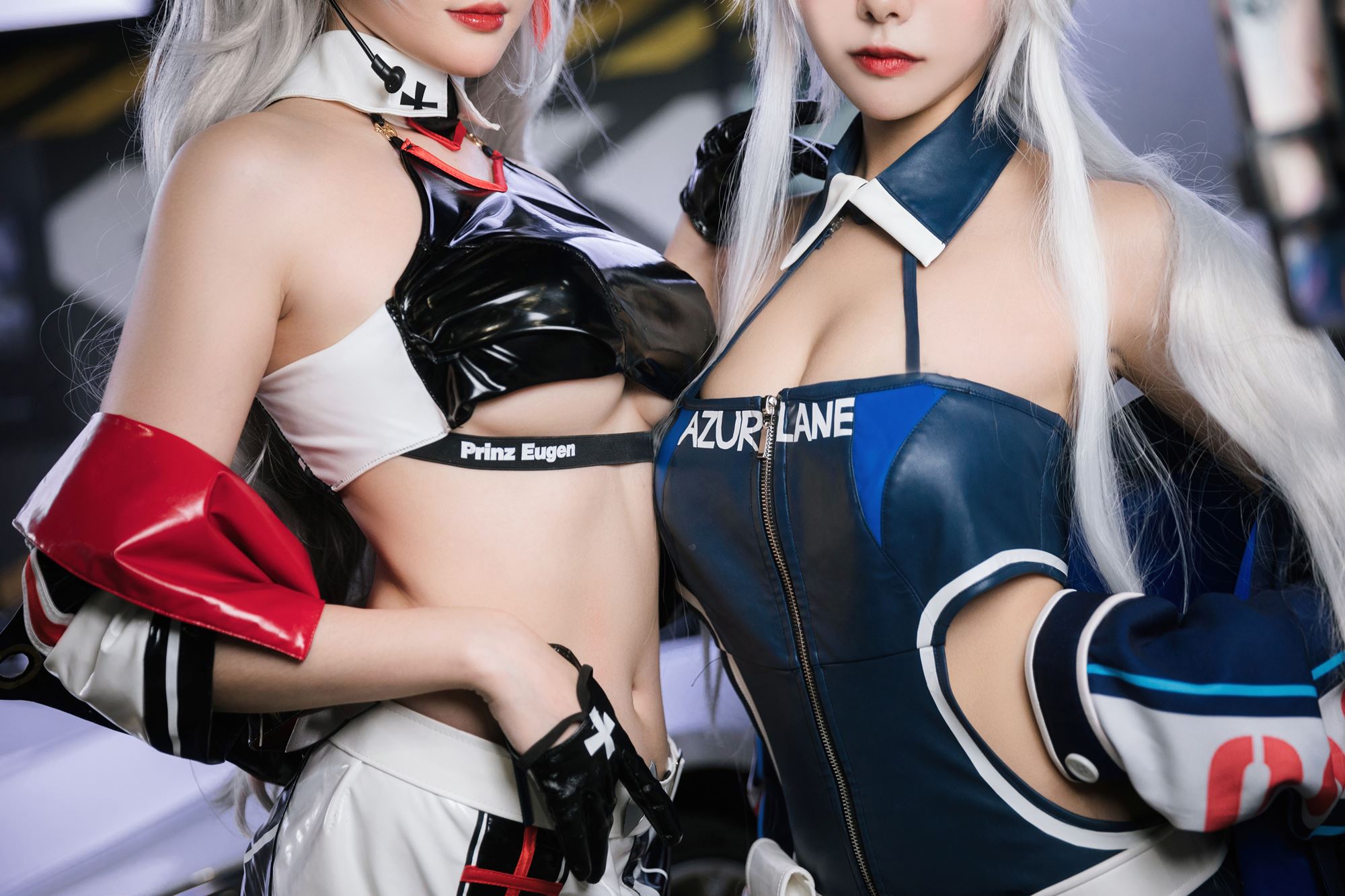 图片[27]-瓜希酱 & Momoko葵葵 碧蓝航线-欧根&企业-赛车女郎[58P] – 速更版-美库