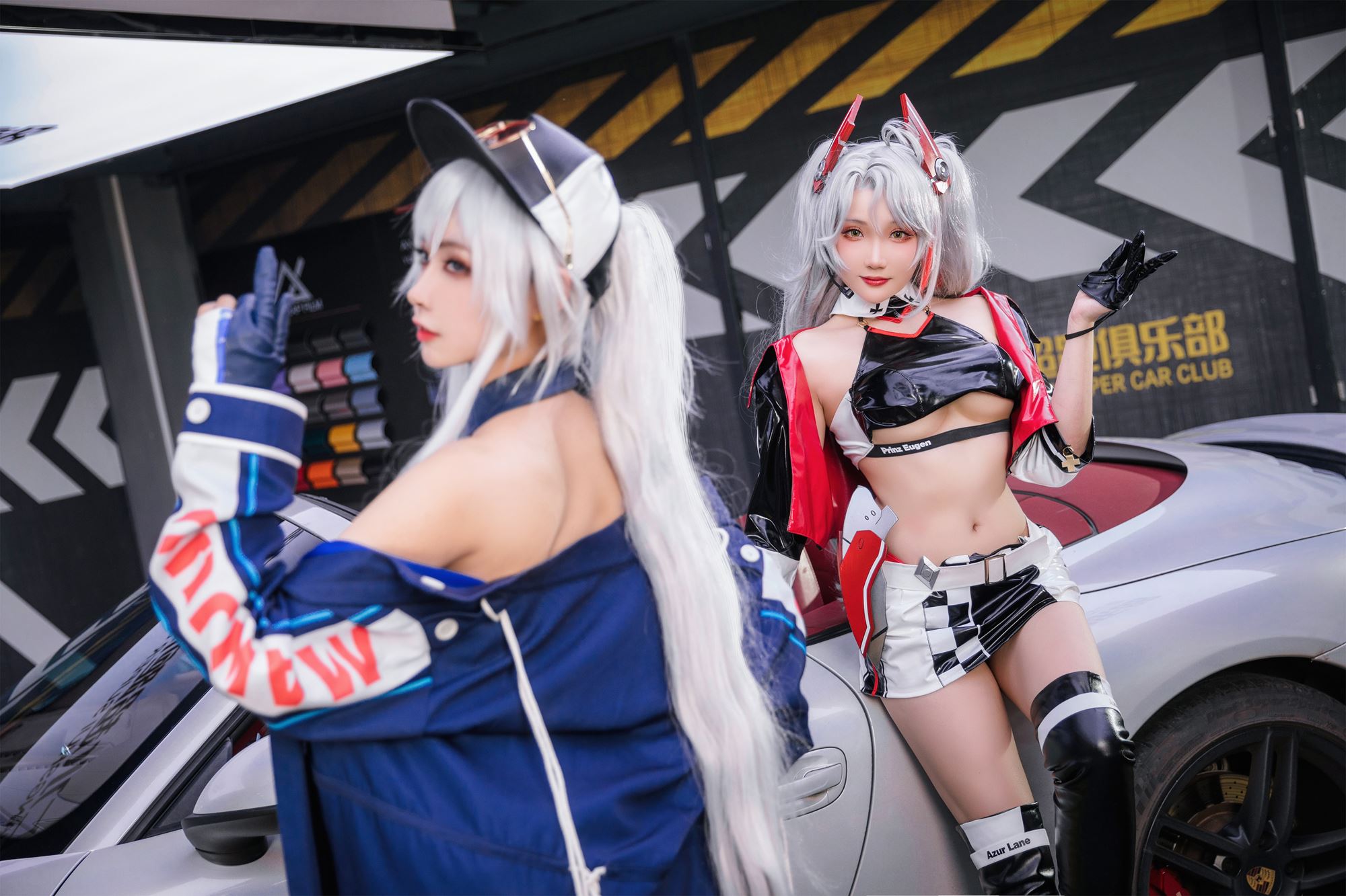 图片[29]-瓜希酱 & Momoko葵葵 碧蓝航线-欧根&企业-赛车女郎[58P] – 速更版-美库