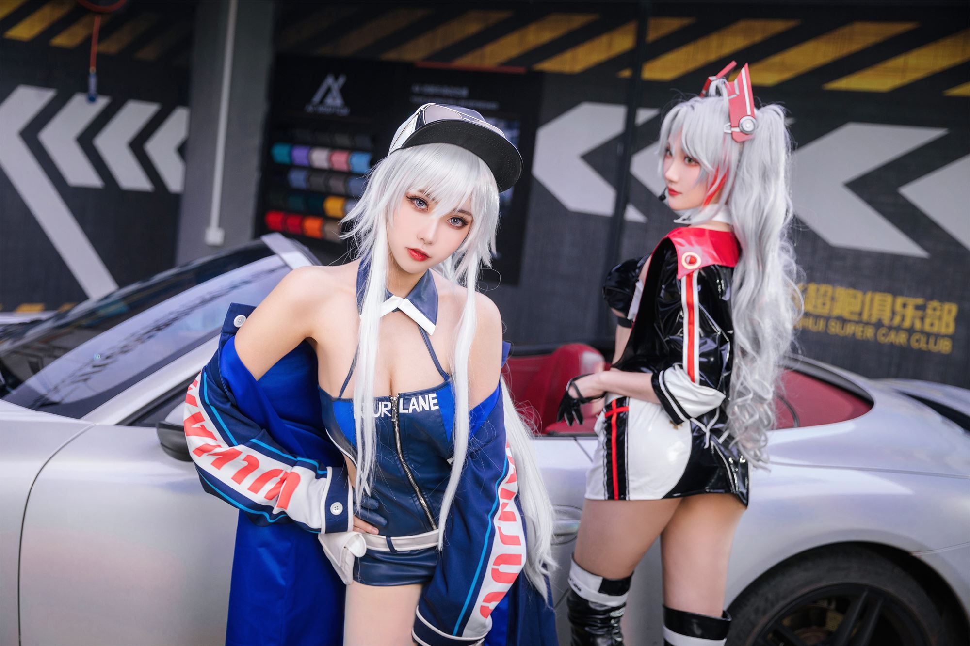 图片[31]-瓜希酱 & Momoko葵葵 碧蓝航线-欧根&企业-赛车女郎[58P] – 速更版-美库