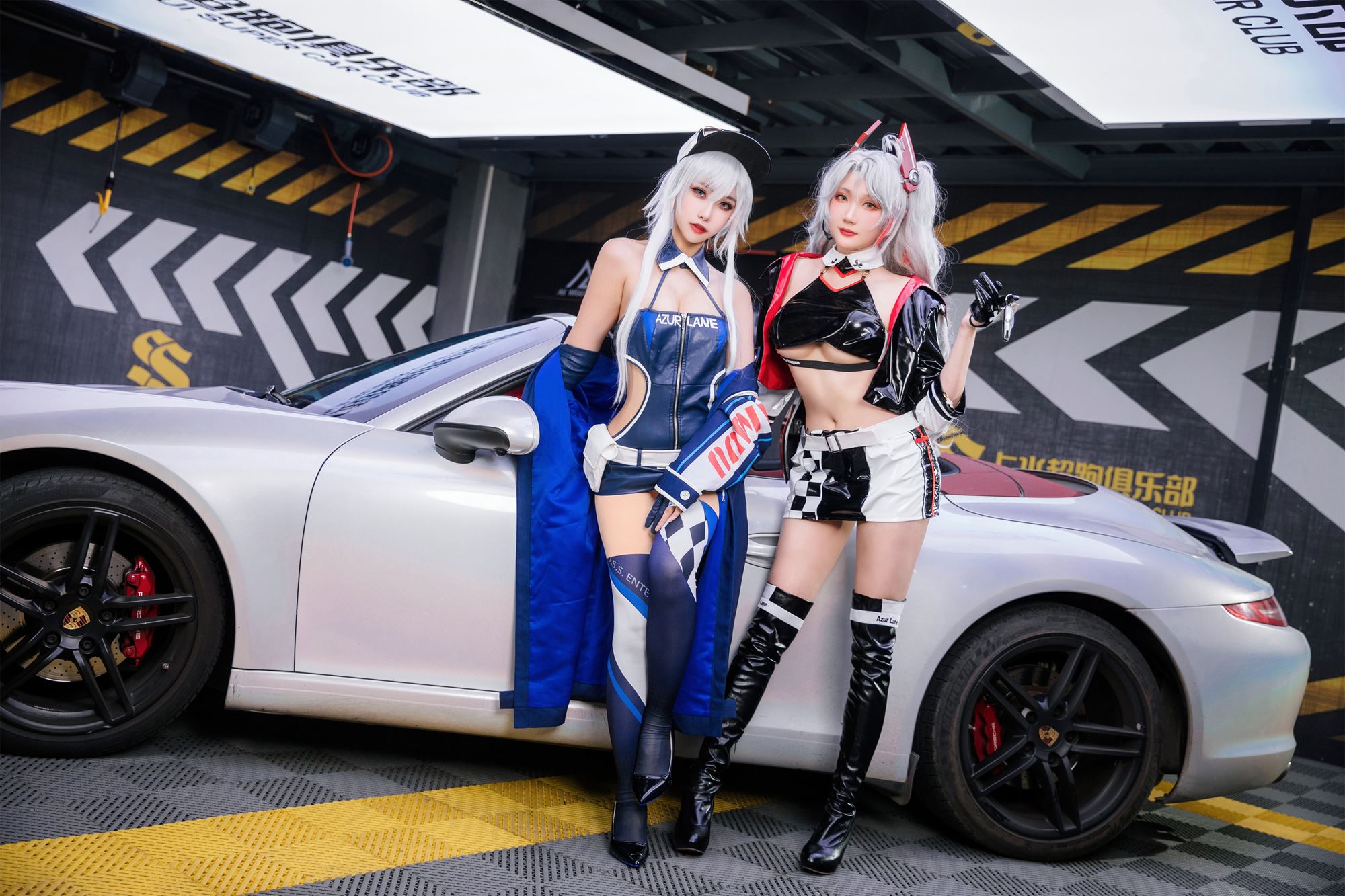 图片[32]-瓜希酱 & Momoko葵葵 碧蓝航线-欧根&企业-赛车女郎[58P] – 速更版-美库