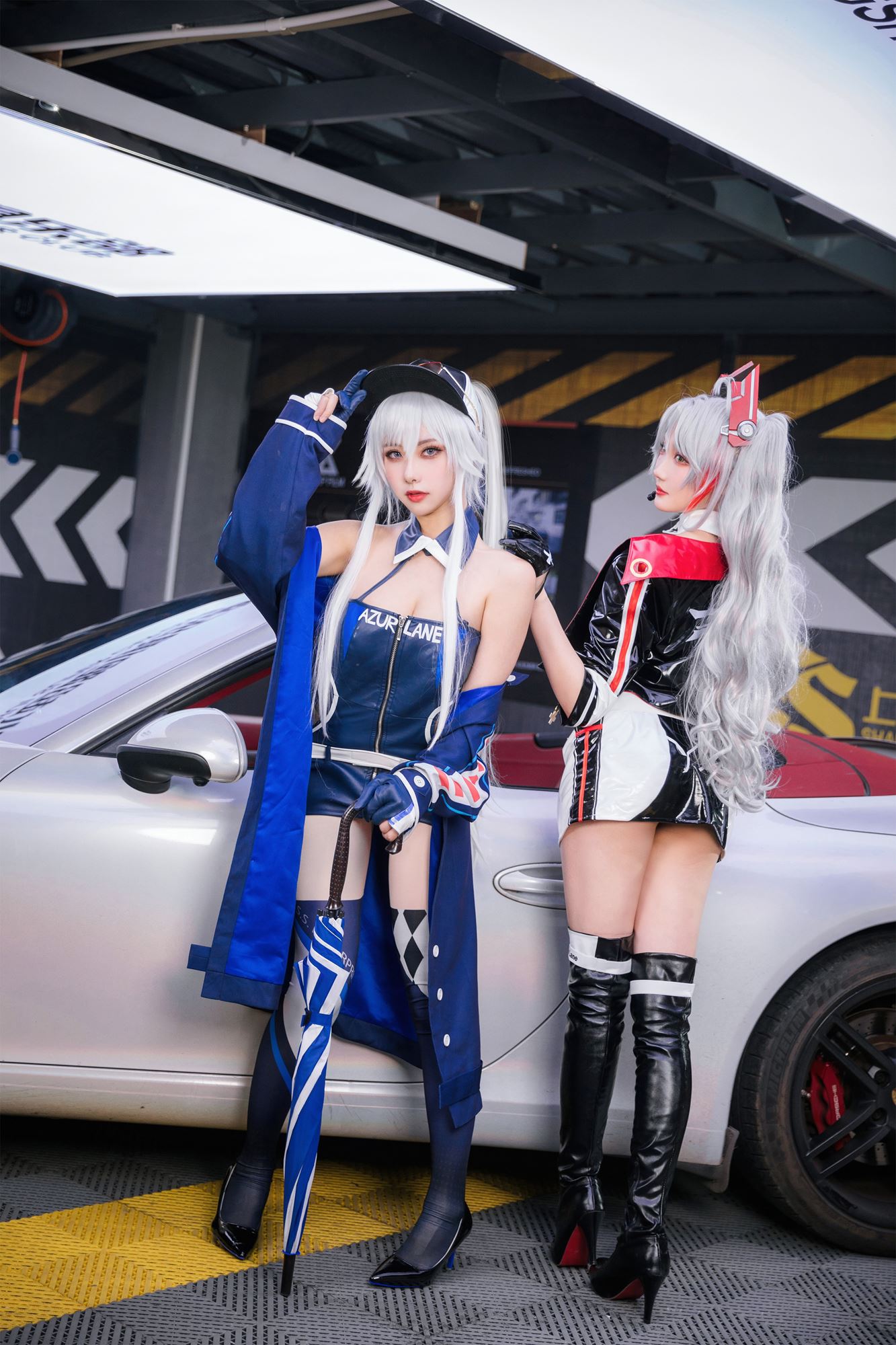 图片[33]-瓜希酱 & Momoko葵葵 碧蓝航线-欧根&企业-赛车女郎[58P] – 速更版-美库