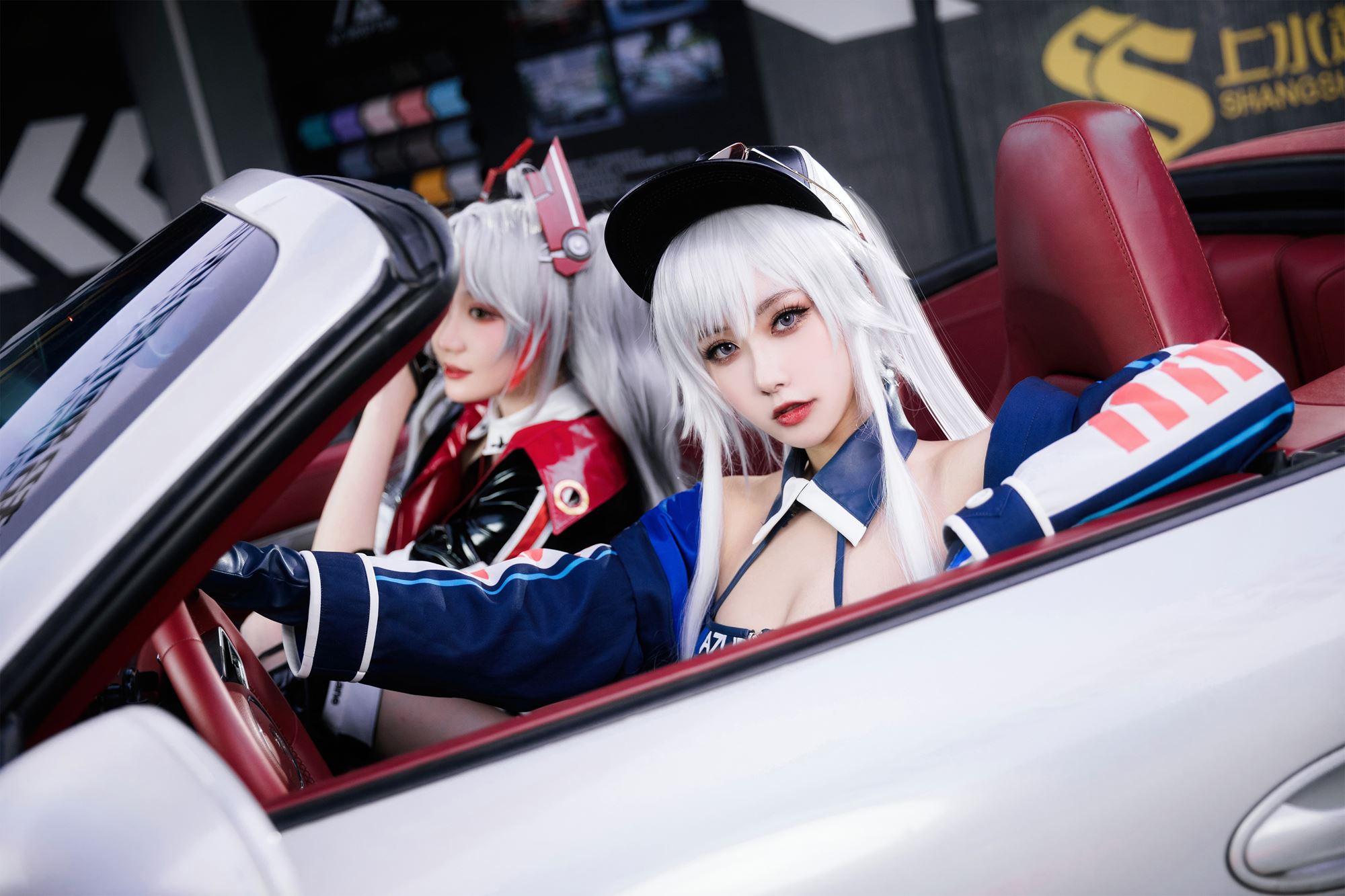 图片[34]-瓜希酱 & Momoko葵葵 碧蓝航线-欧根&企业-赛车女郎[58P] – 速更版-美库