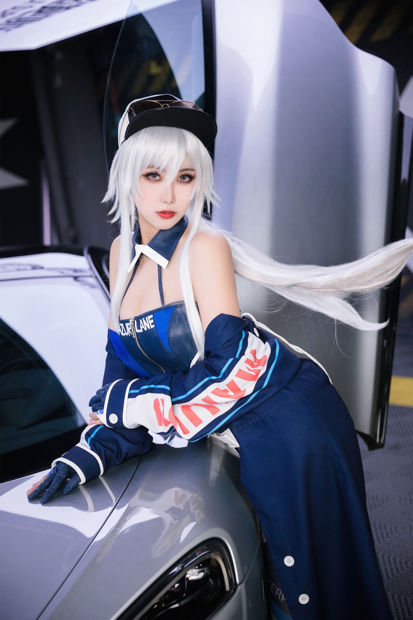 图片[40]-瓜希酱 & Momoko葵葵 碧蓝航线-欧根&企业-赛车女郎[58P] – 速更版-美库