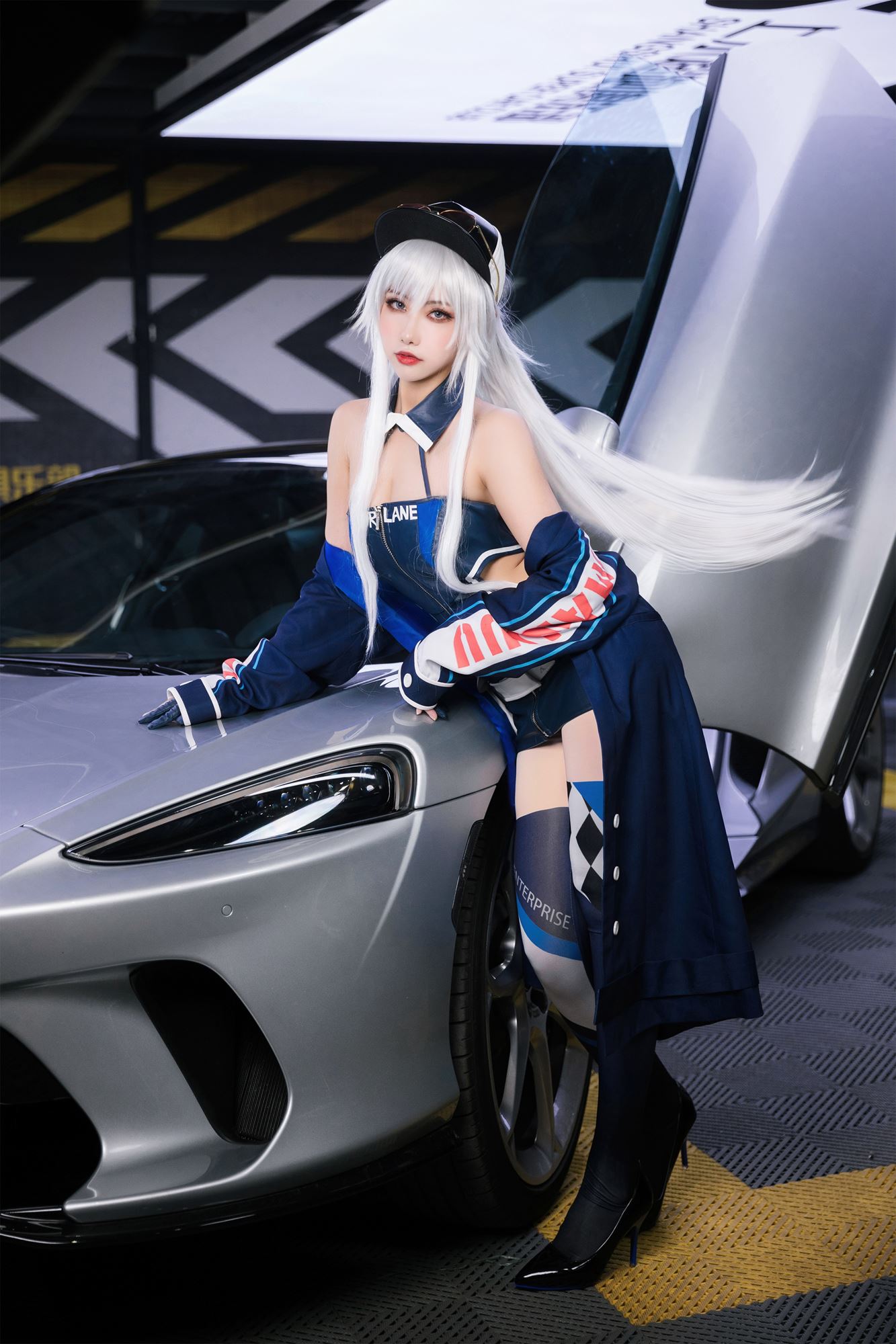 图片[47]-瓜希酱 & Momoko葵葵 碧蓝航线-欧根&企业-赛车女郎[58P] – 速更版-美库