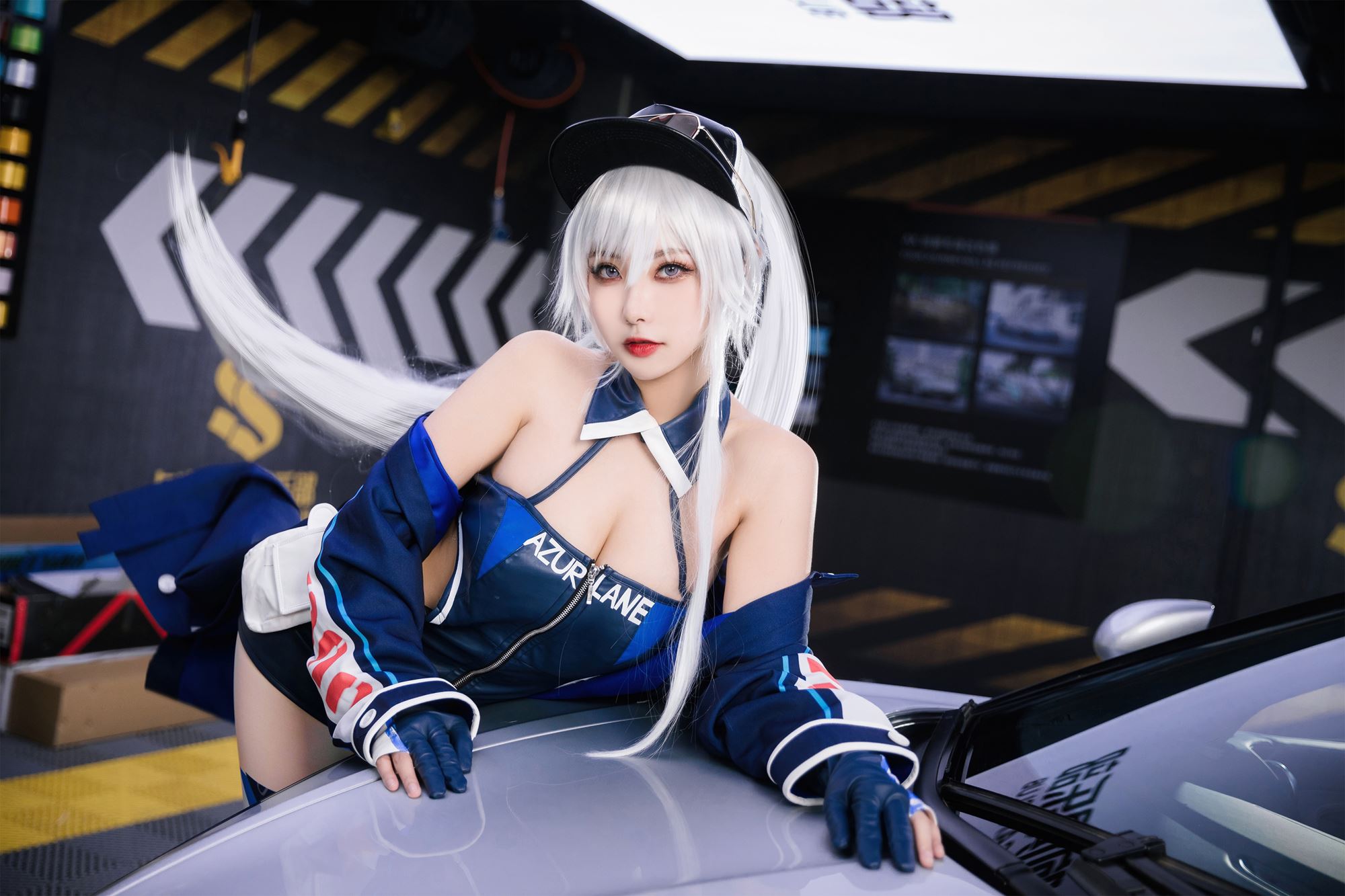 图片[49]-瓜希酱 & Momoko葵葵 碧蓝航线-欧根&企业-赛车女郎[58P] – 速更版-美库