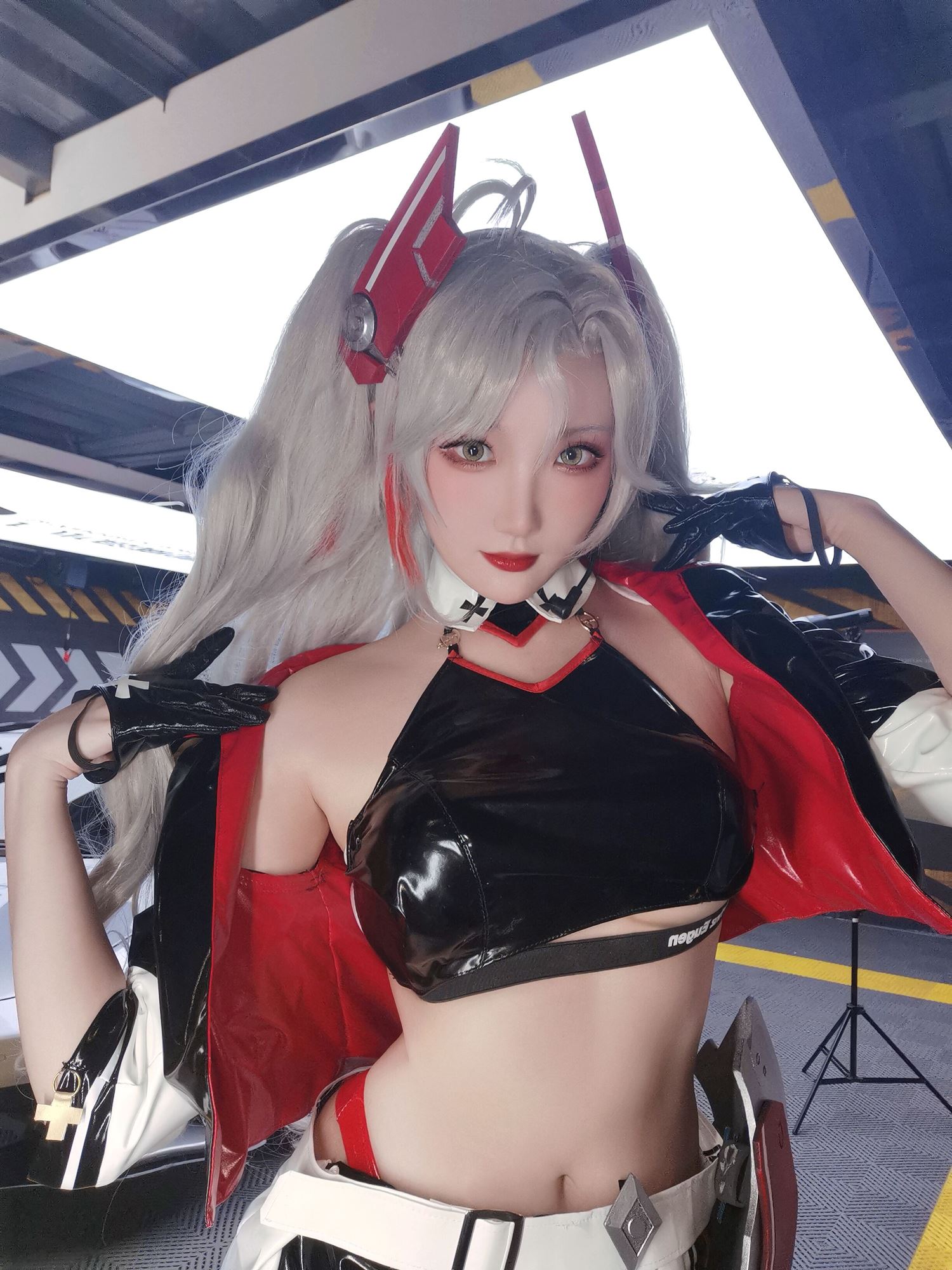 图片[54]-瓜希酱 & Momoko葵葵 碧蓝航线-欧根&企业-赛车女郎[58P] – 速更版-美库