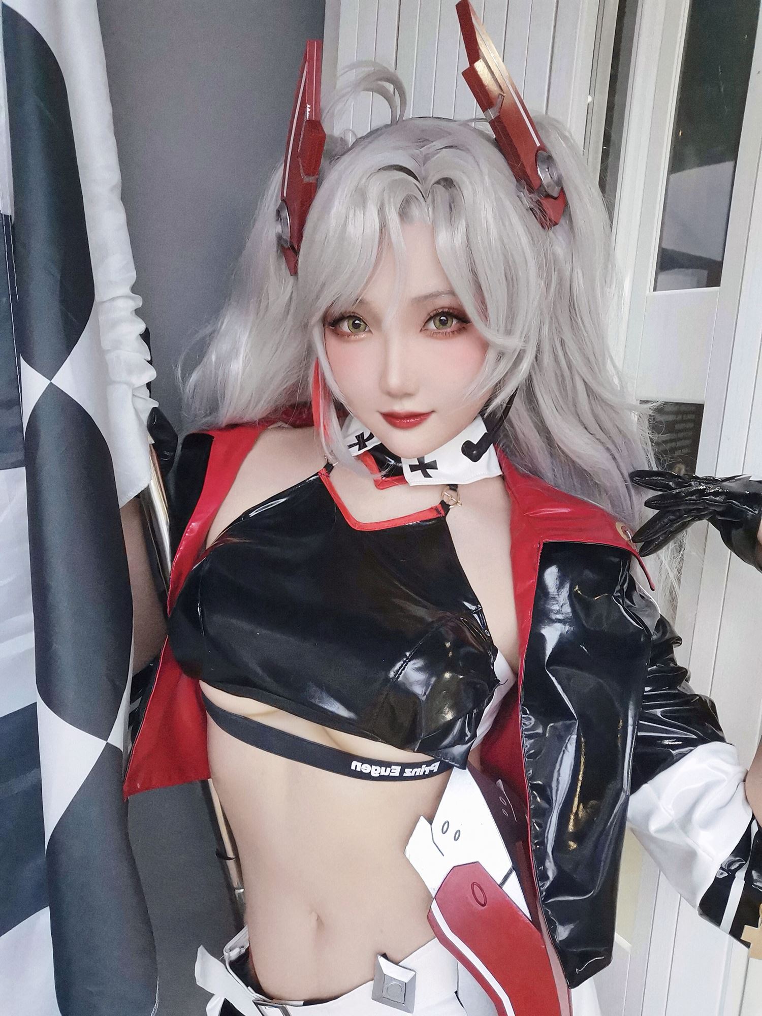 图片[55]-瓜希酱 & Momoko葵葵 碧蓝航线-欧根&企业-赛车女郎[58P] – 速更版-美库