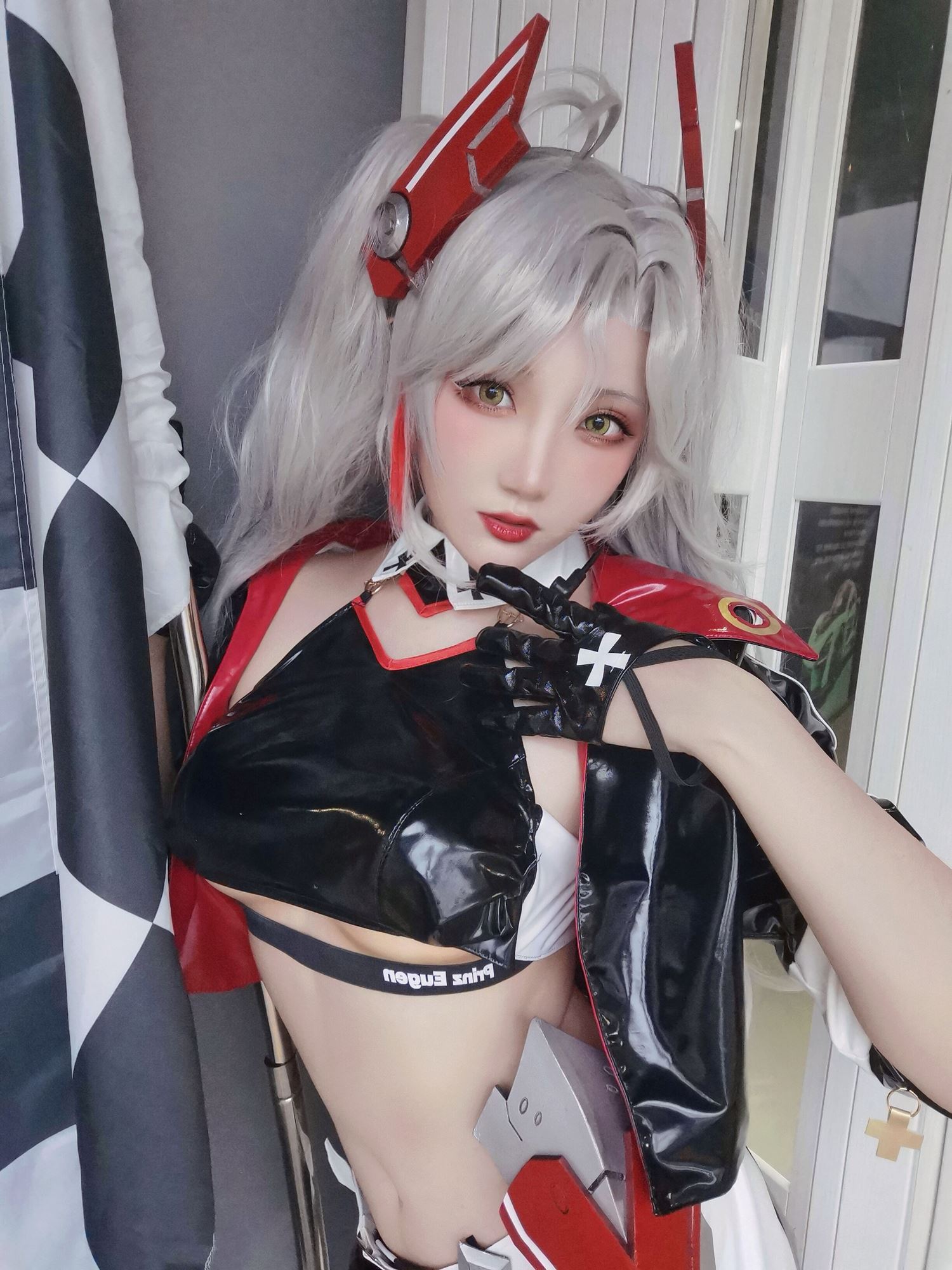 图片[59]-瓜希酱 & Momoko葵葵 碧蓝航线-欧根&企业-赛车女郎[58P] – 速更版-美库