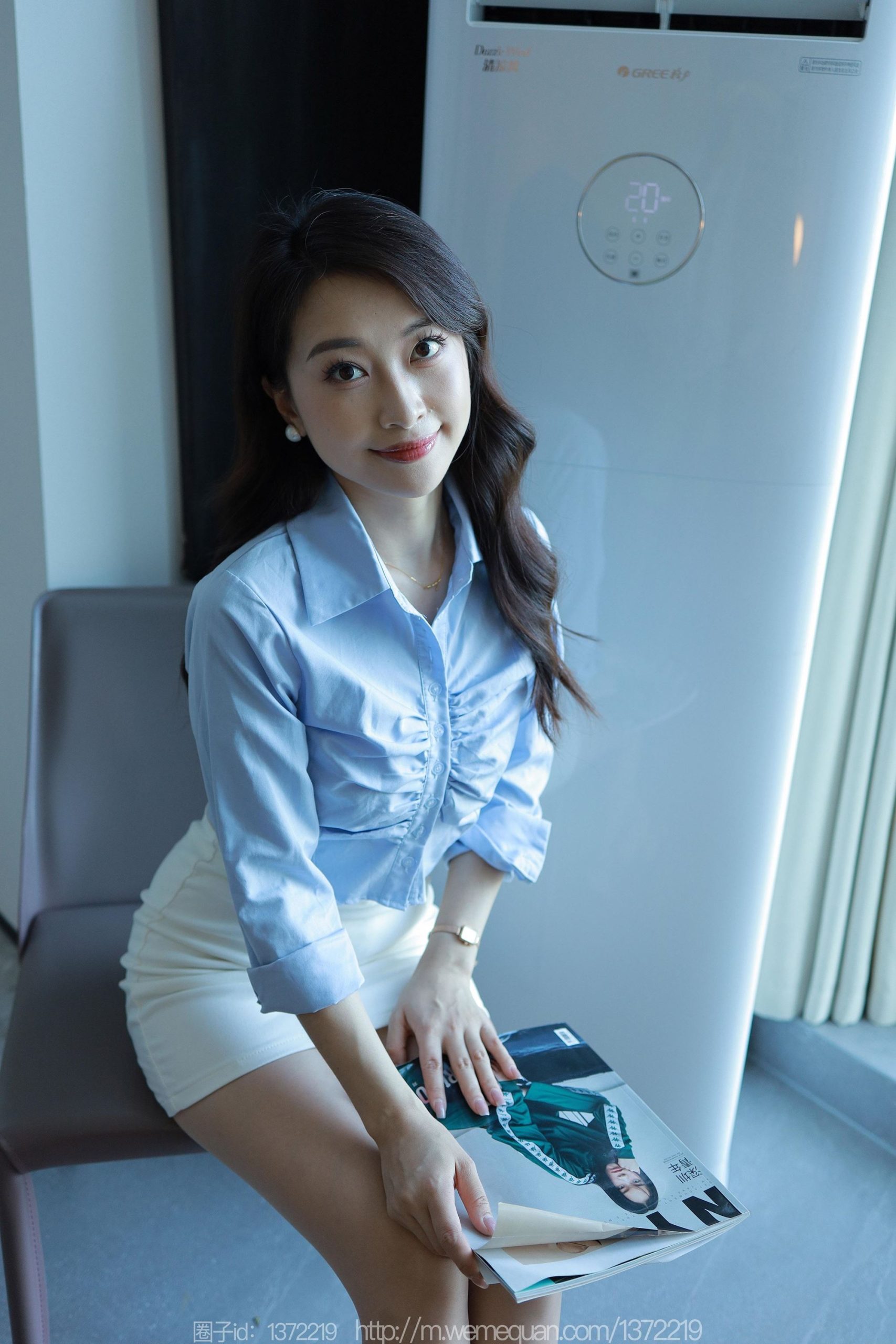 图片[23]-[IESS异思趣向] 2023.08.14 丝享家1506：小婕《蓝领佳人》[83P] – 速更版-美库