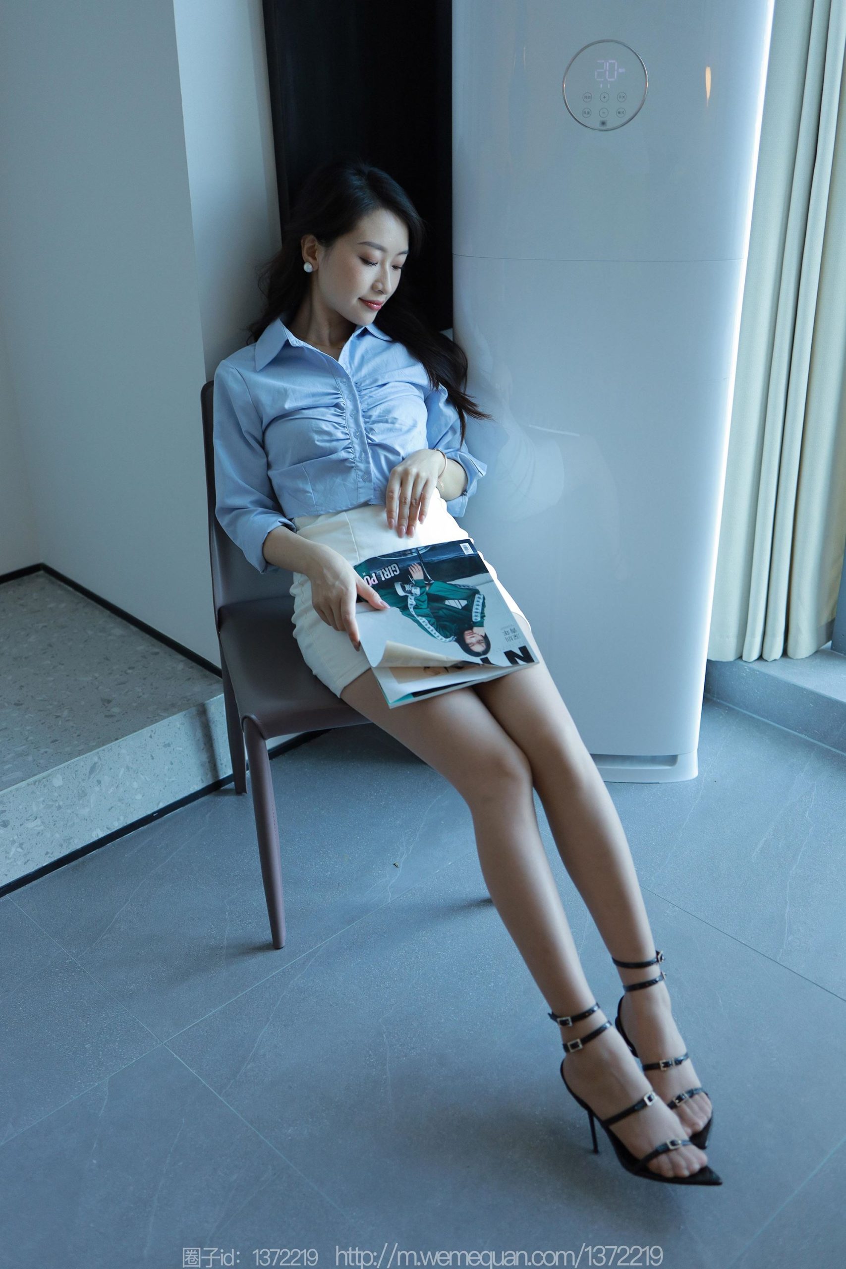 图片[27]-[IESS异思趣向] 2023.08.14 丝享家1506：小婕《蓝领佳人》[83P] – 速更版-美库