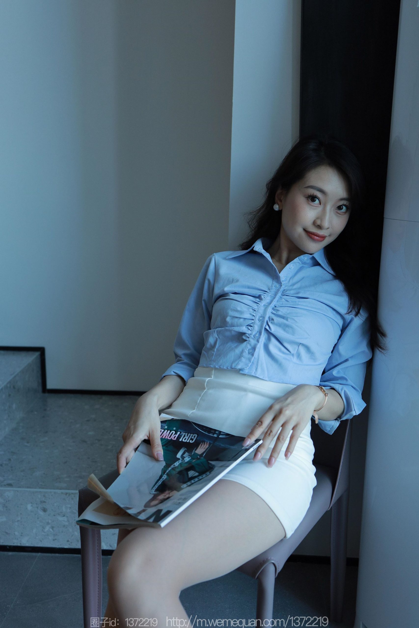 图片[28]-[IESS异思趣向] 2023.08.14 丝享家1506：小婕《蓝领佳人》[83P] – 速更版-美库