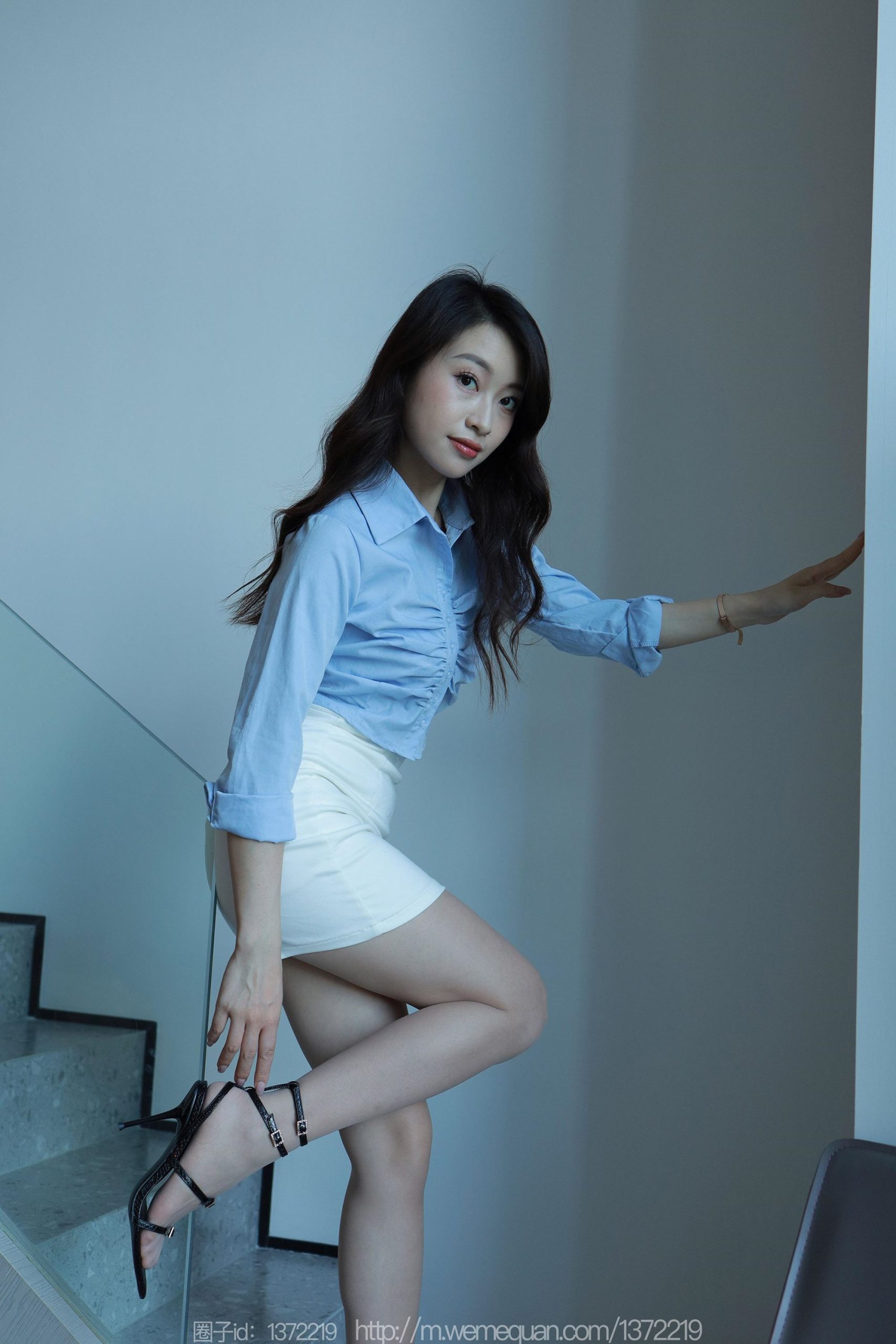 图片[40]-[IESS异思趣向] 2023.08.14 丝享家1506：小婕《蓝领佳人》[83P] – 速更版-美库