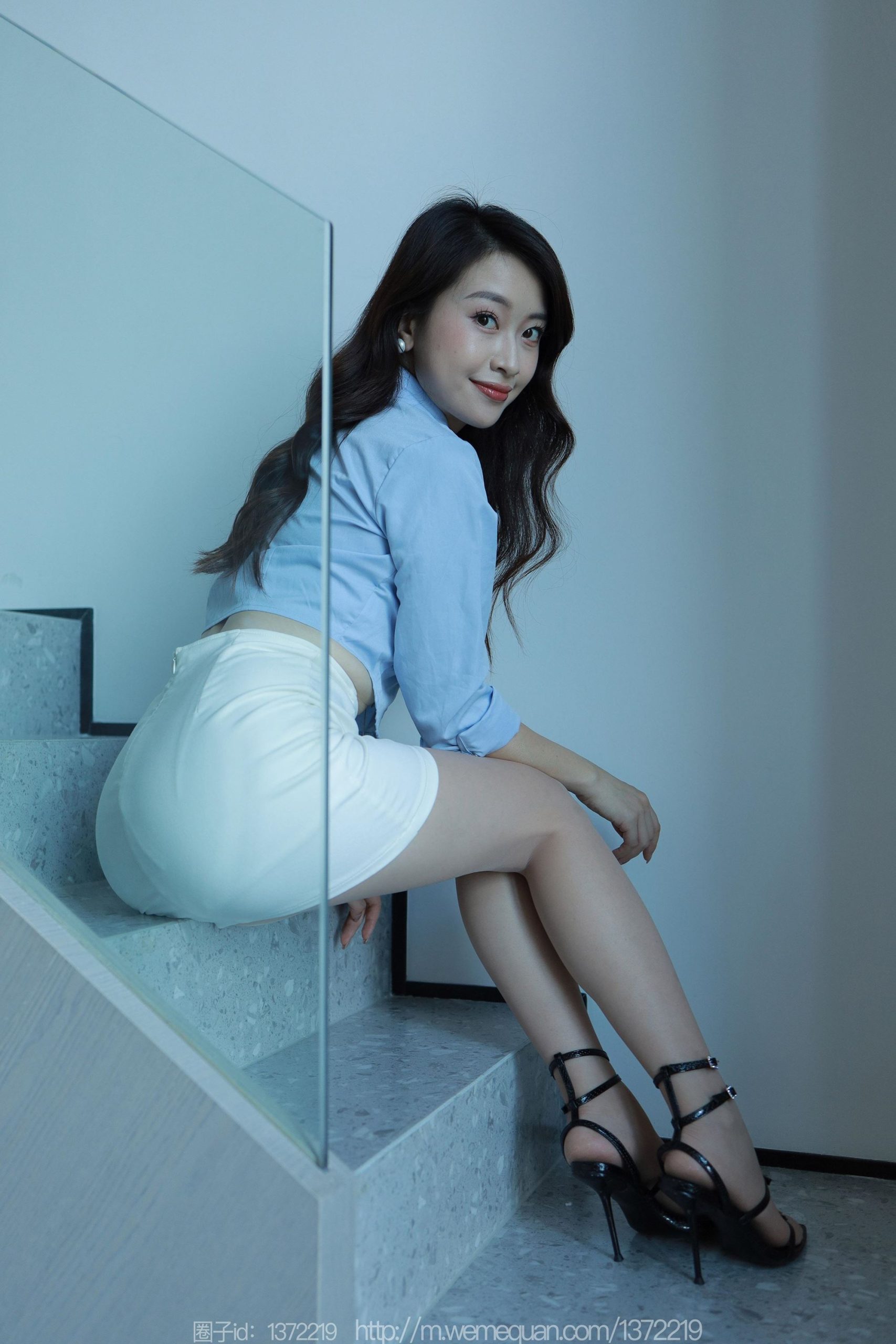 图片[43]-[IESS异思趣向] 2023.08.14 丝享家1506：小婕《蓝领佳人》[83P] – 速更版-美库