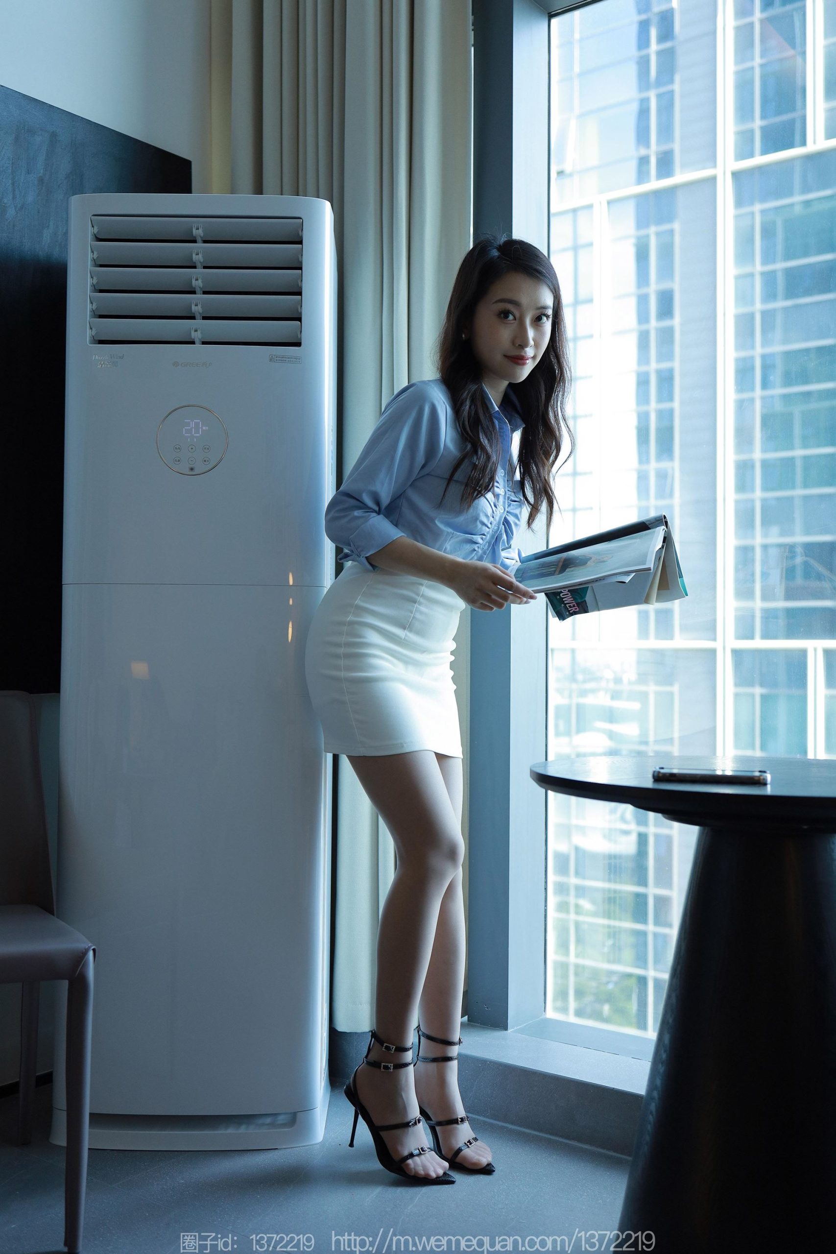 图片[76]-[IESS异思趣向] 2023.08.14 丝享家1506：小婕《蓝领佳人》[83P] – 速更版-美库