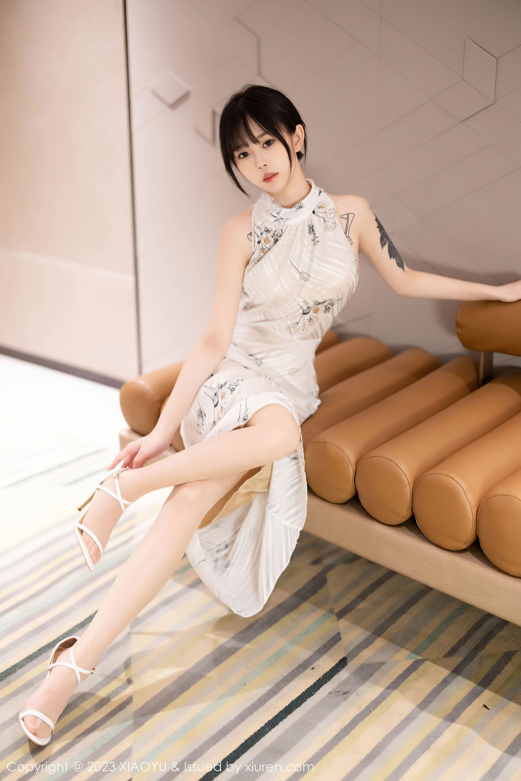 图片[55]-[XIAOYU语画界] 2023.09.25 VOL.1118 奶瓶. 旗袍美腿[55P] – 速更版-美库