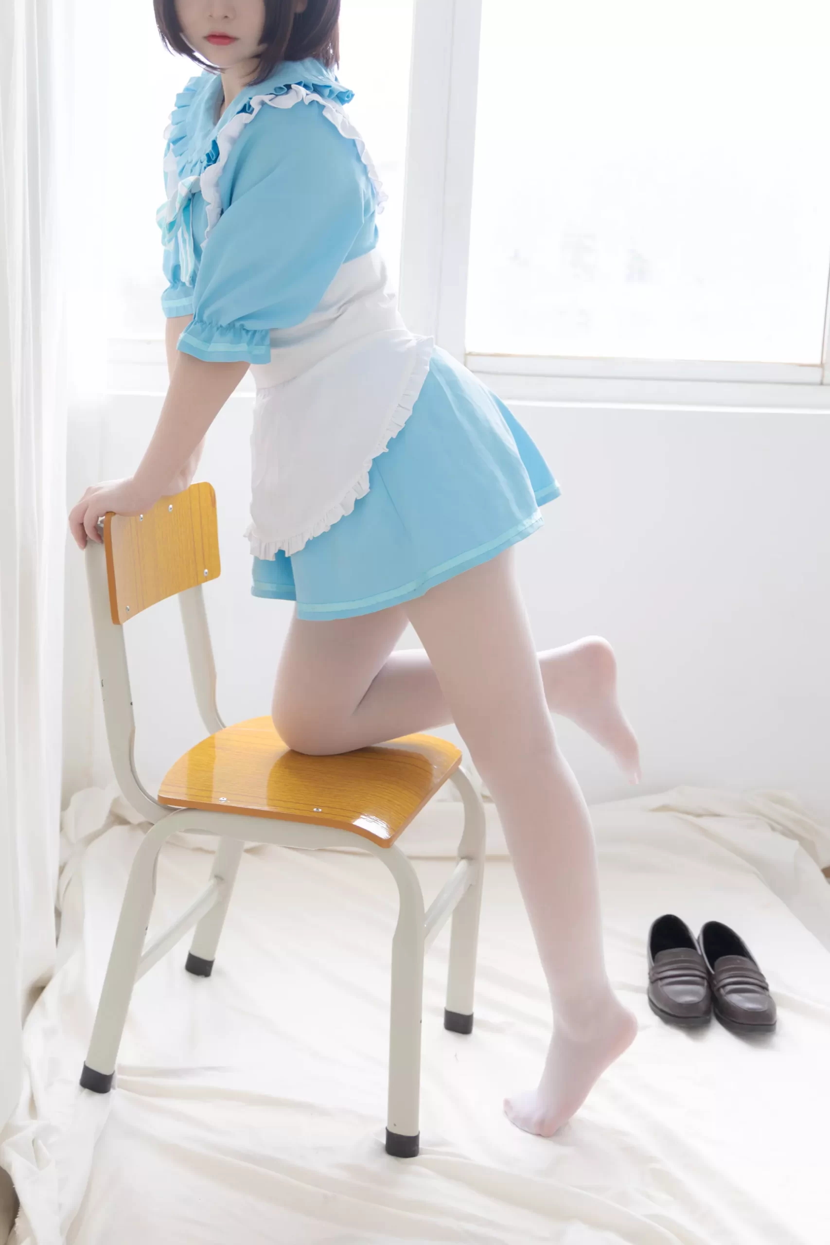 图片[34]-少女秩序 EXVOL.06 蓝白女仆[42P] – 速更版-美库