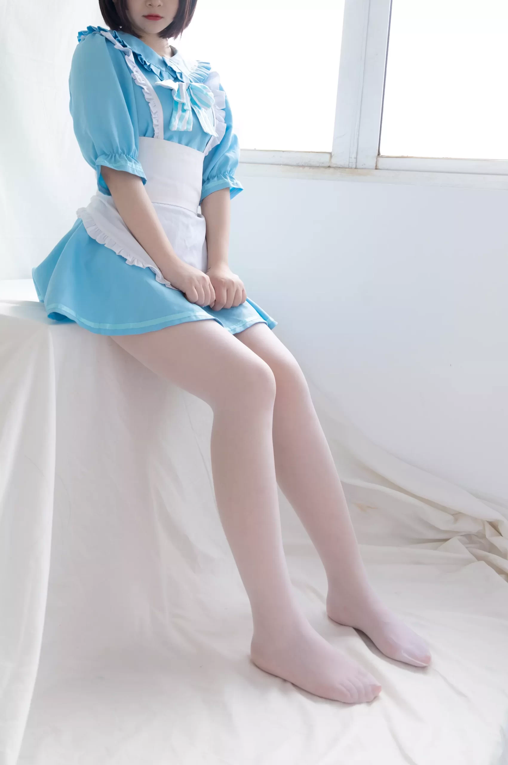 图片[28]-少女秩序 EXVOL.06 蓝白女仆[42P] – 速更版-美库