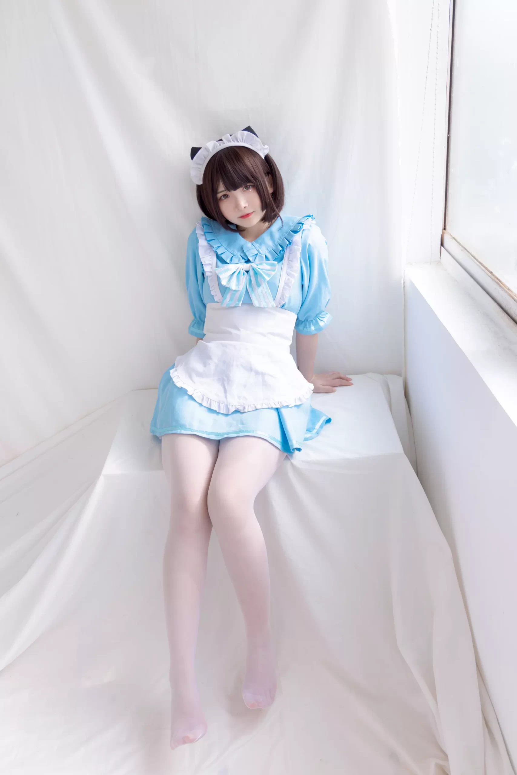 图片[27]-少女秩序 EXVOL.06 蓝白女仆[42P] – 速更版-美库