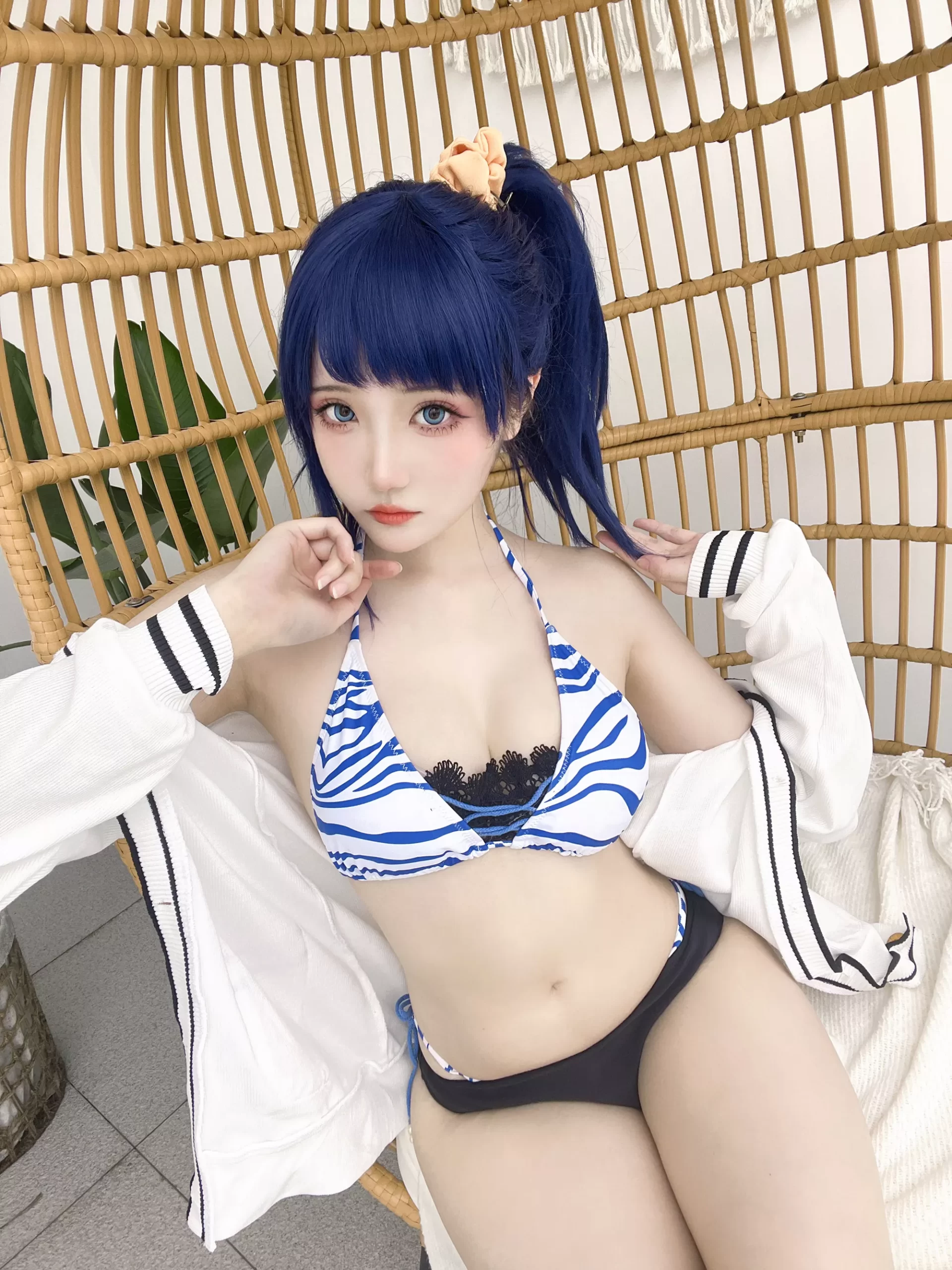 图片[31]-瓜希酱 & Momoko葵葵 – 电光超人古利特 宝多六花&新条茜 泳装[82P] – 速更版-美库