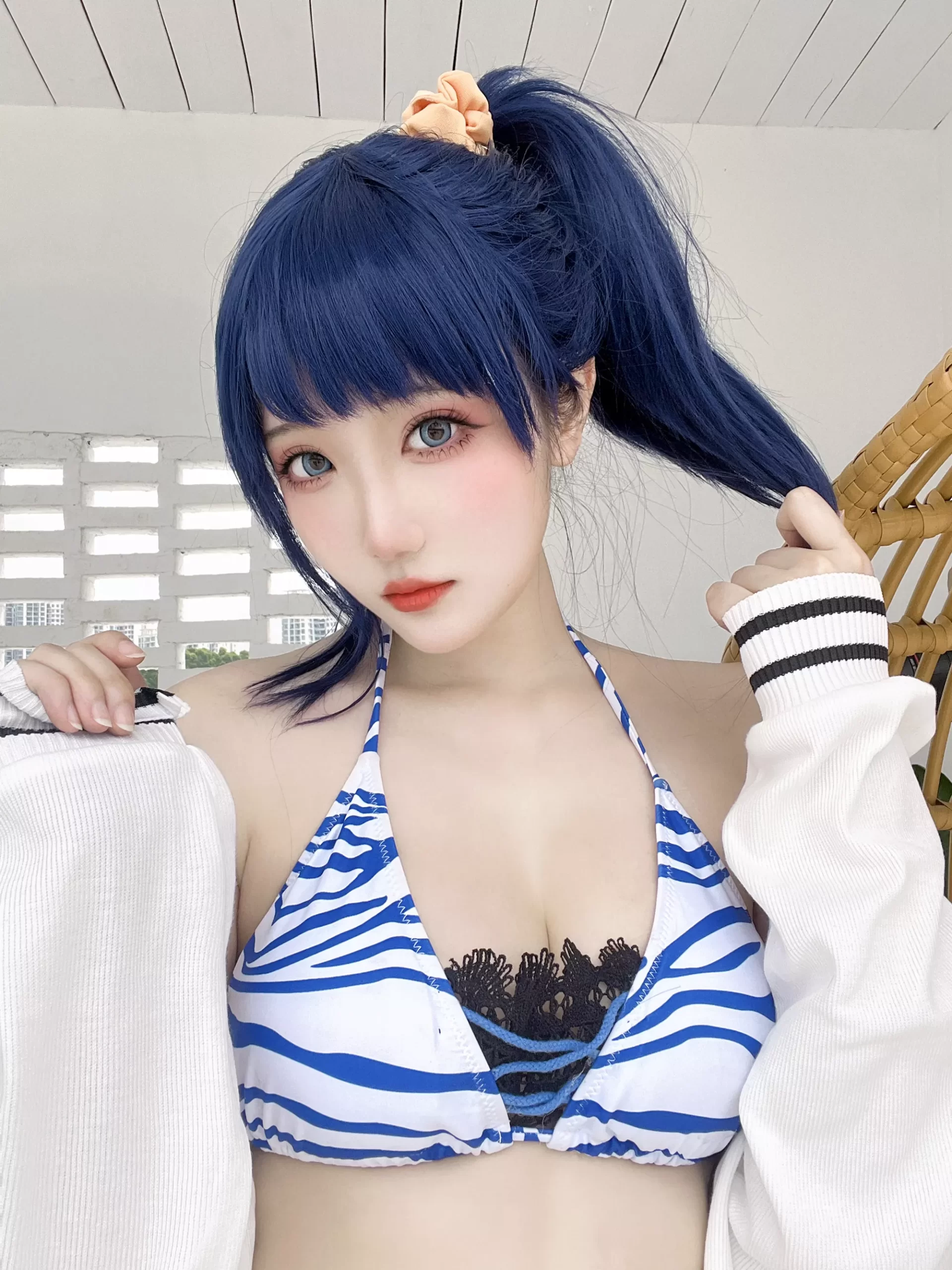 图片[36]-瓜希酱 & Momoko葵葵 – 电光超人古利特 宝多六花&新条茜 泳装[82P] – 速更版-美库