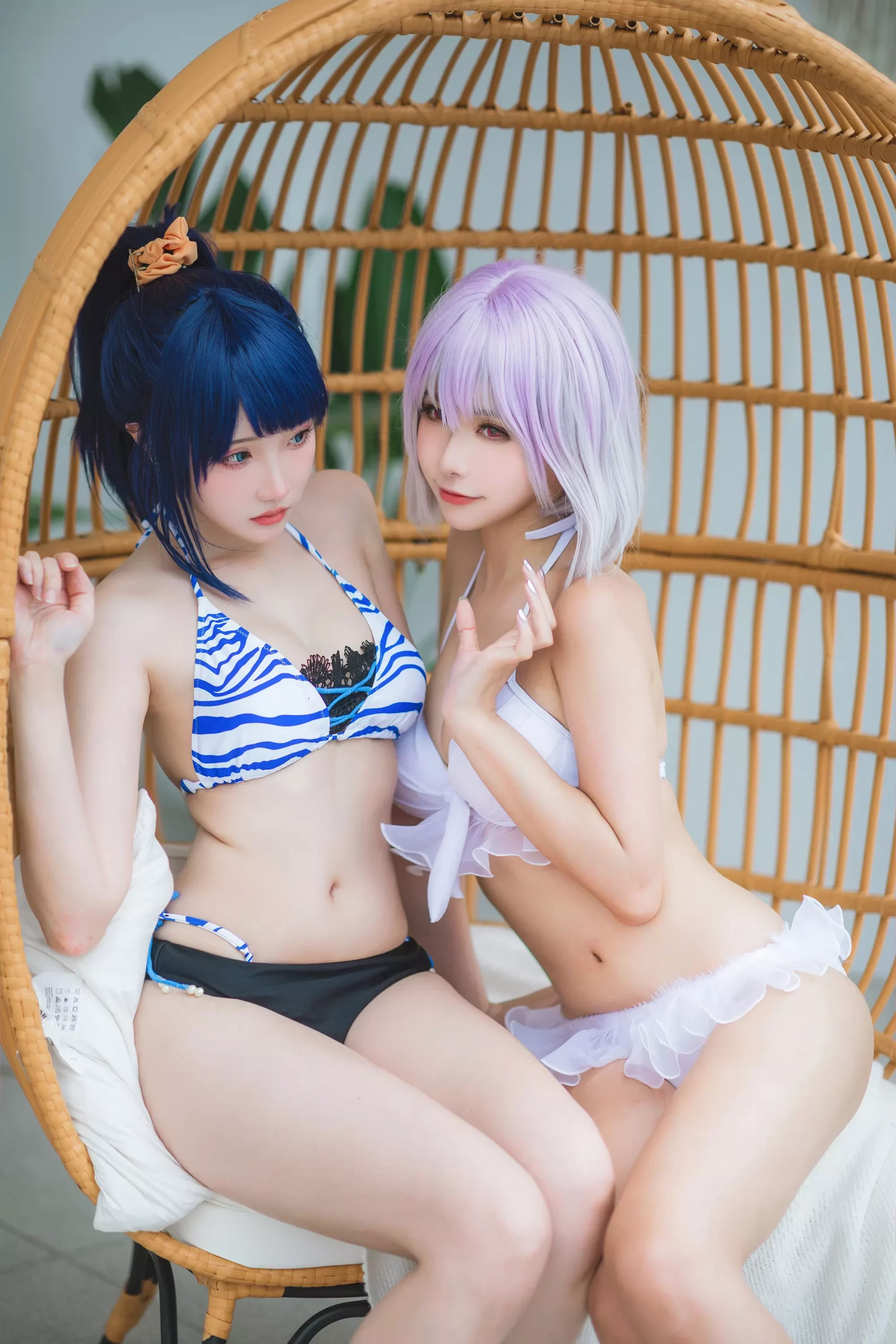 图片[61]-瓜希酱 & Momoko葵葵 – 电光超人古利特 宝多六花&新条茜 泳装[82P] – 速更版-美库