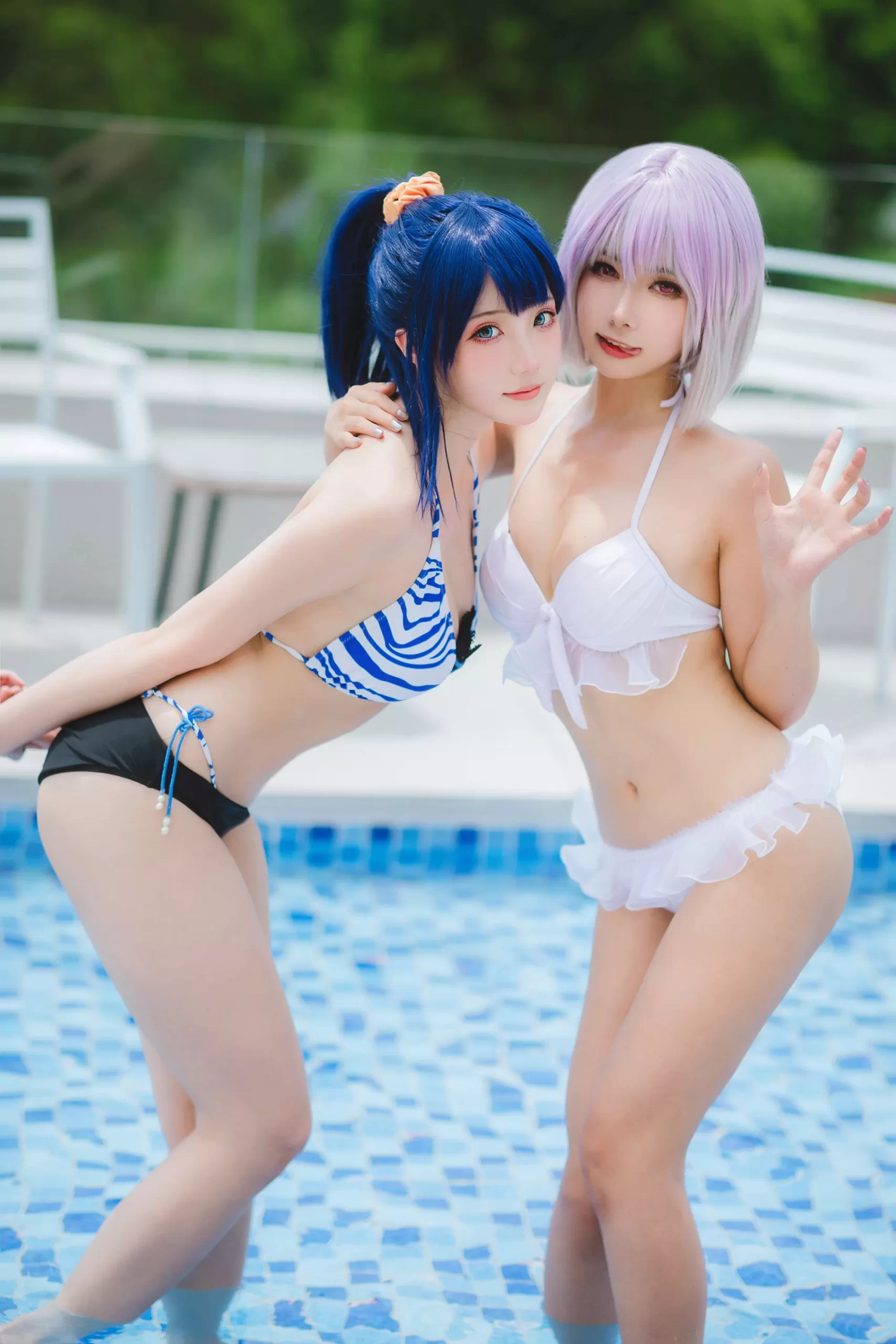 图片[81]-瓜希酱 & Momoko葵葵 – 电光超人古利特 宝多六花&新条茜 泳装[82P] – 速更版-美库