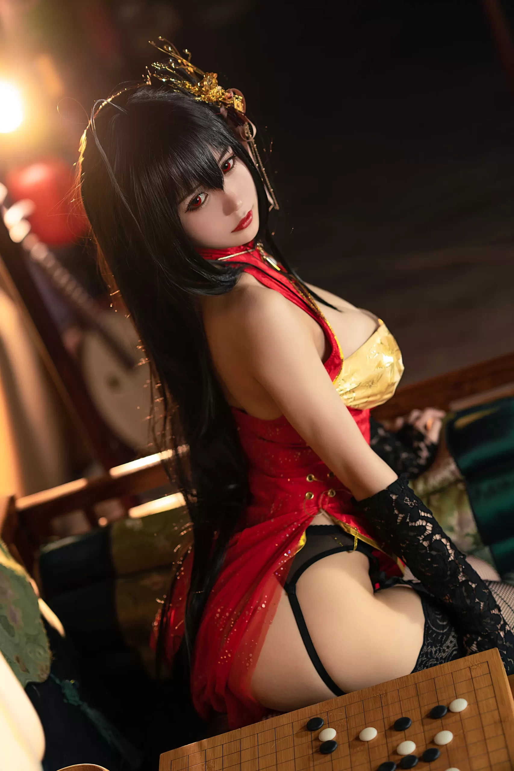 图片[10]-小仓千代w – 大凤旗袍[30P] – 速更版-美库