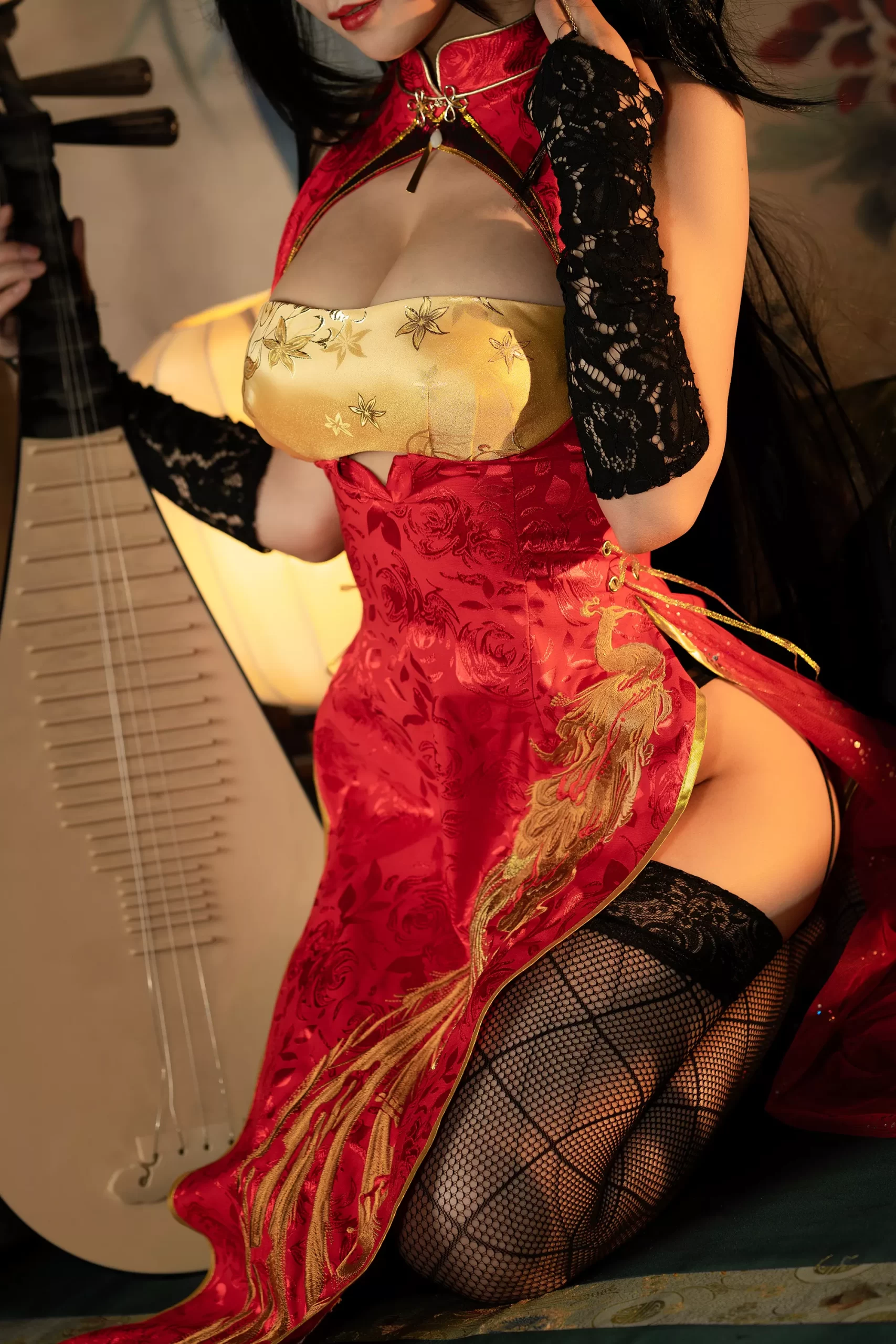 图片[13]-小仓千代w – 大凤旗袍[30P] – 速更版-美库