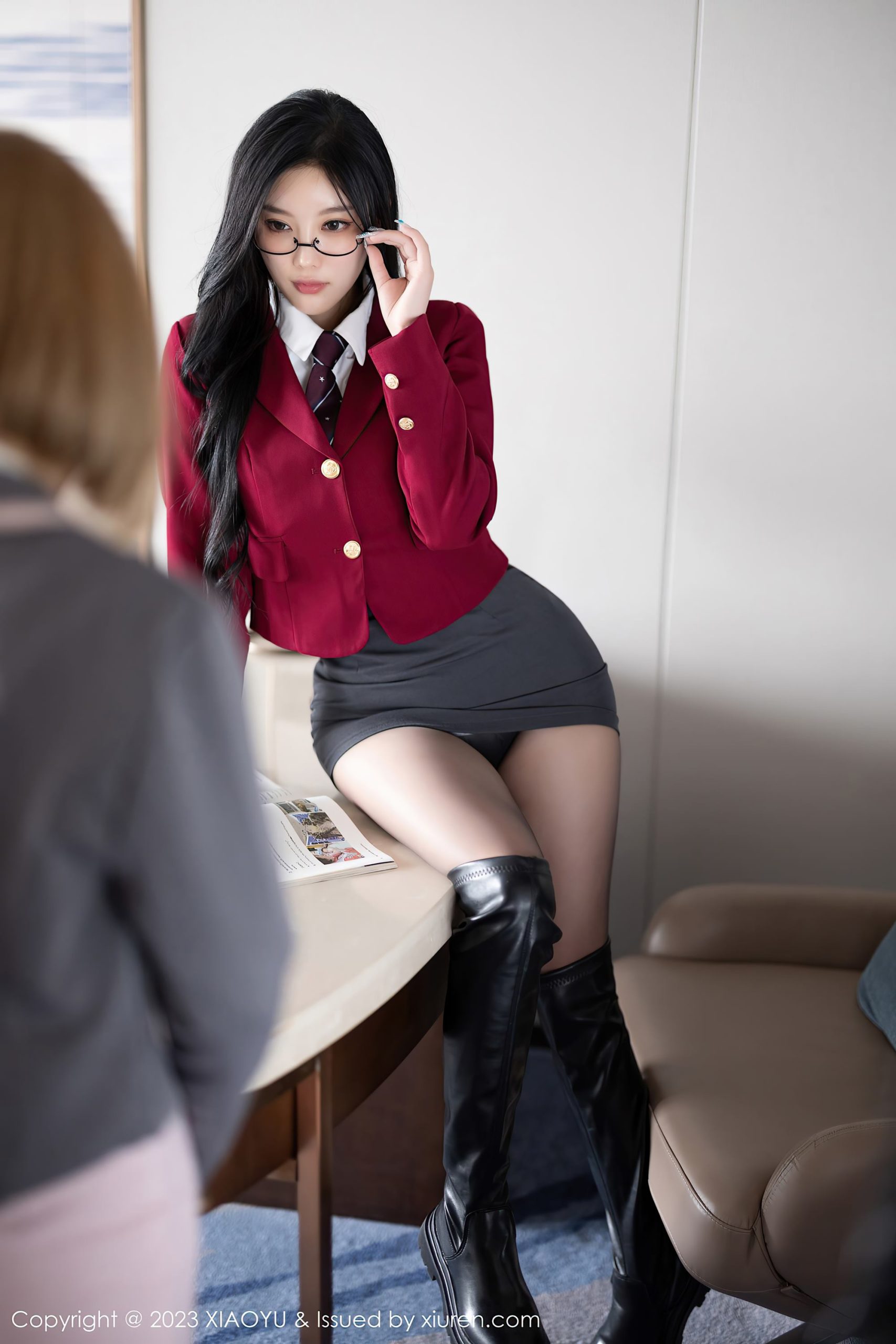 图片[29]-[XIAOYU语画界] 2023.09.28 VOL.1121 杨晨晨Yome 黑丝制服[55P] – 速更版-美库