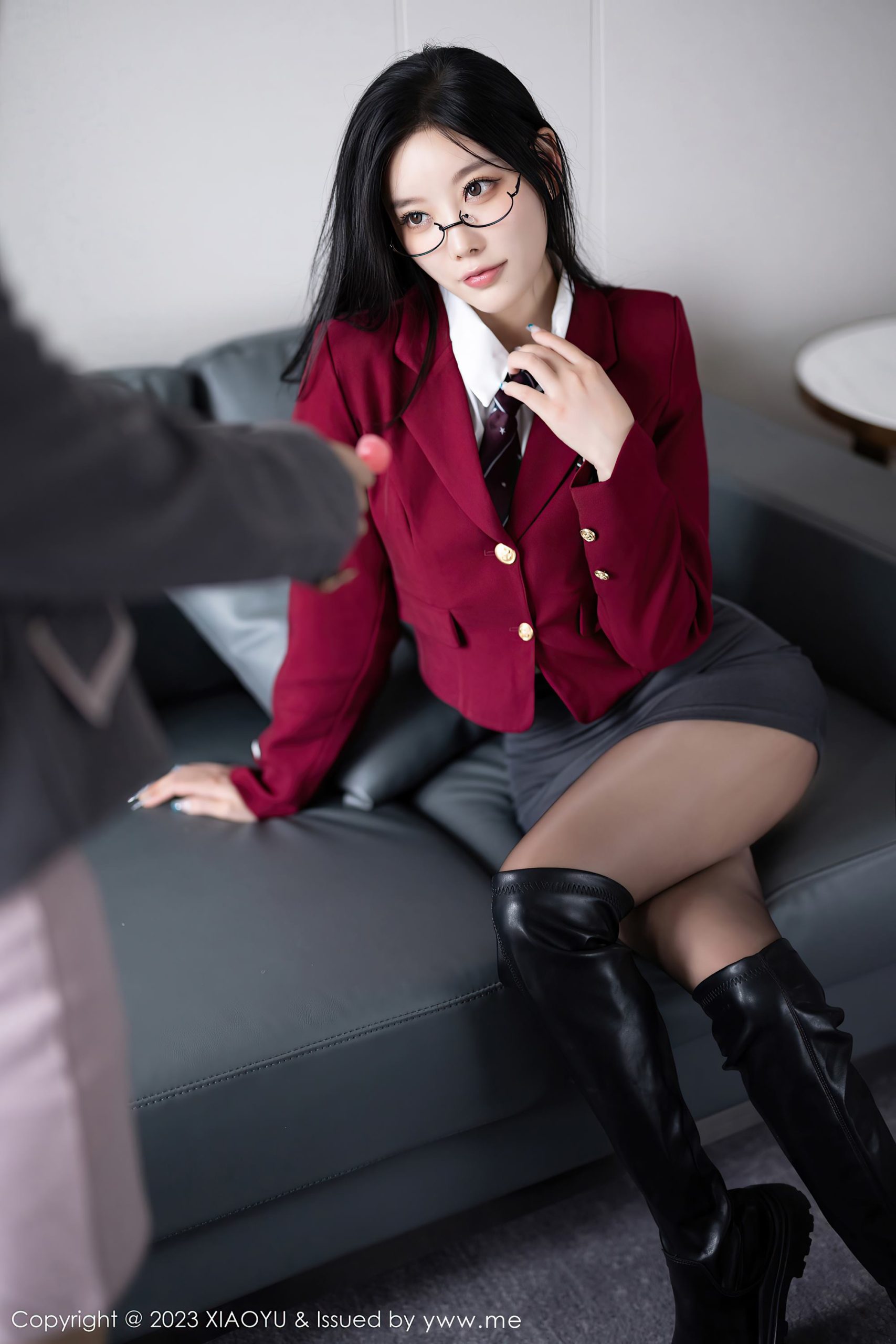 图片[32]-[XIAOYU语画界] 2023.09.28 VOL.1121 杨晨晨Yome 黑丝制服[55P] – 速更版-美库